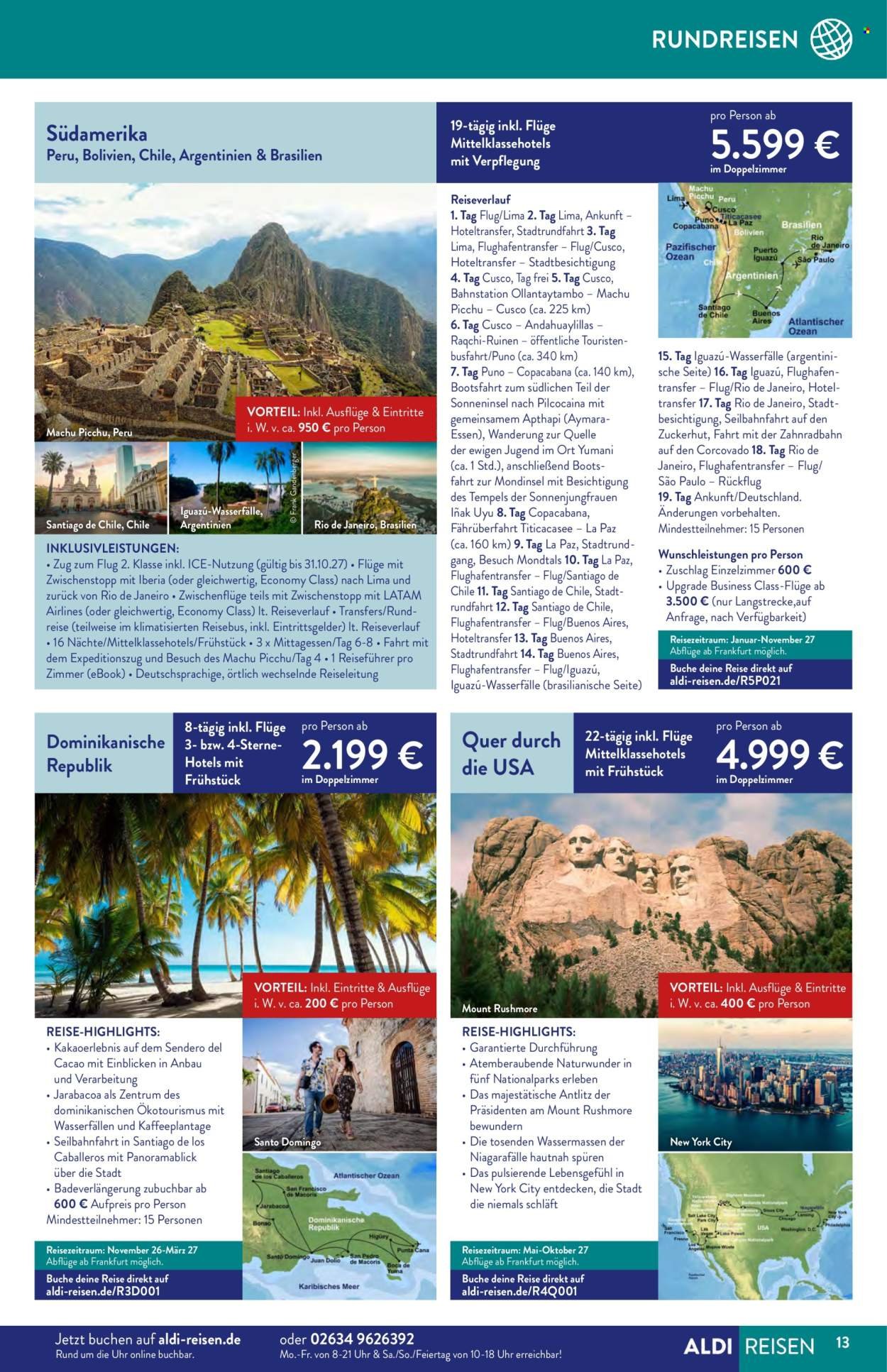ALDI SÜD Prospekt - Reise-Highlights