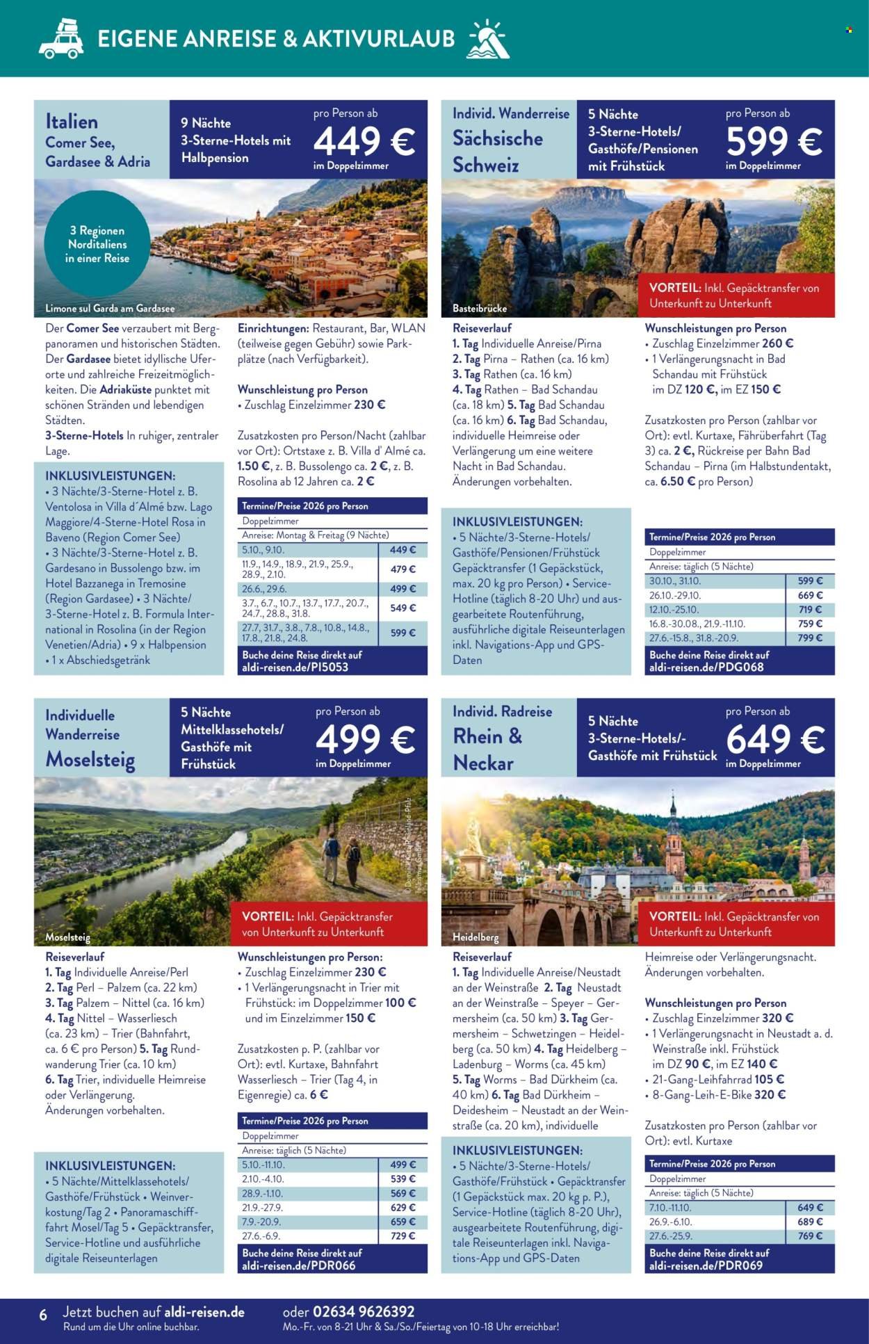 ALDI SÜD Prospekt - Reise-Highlights