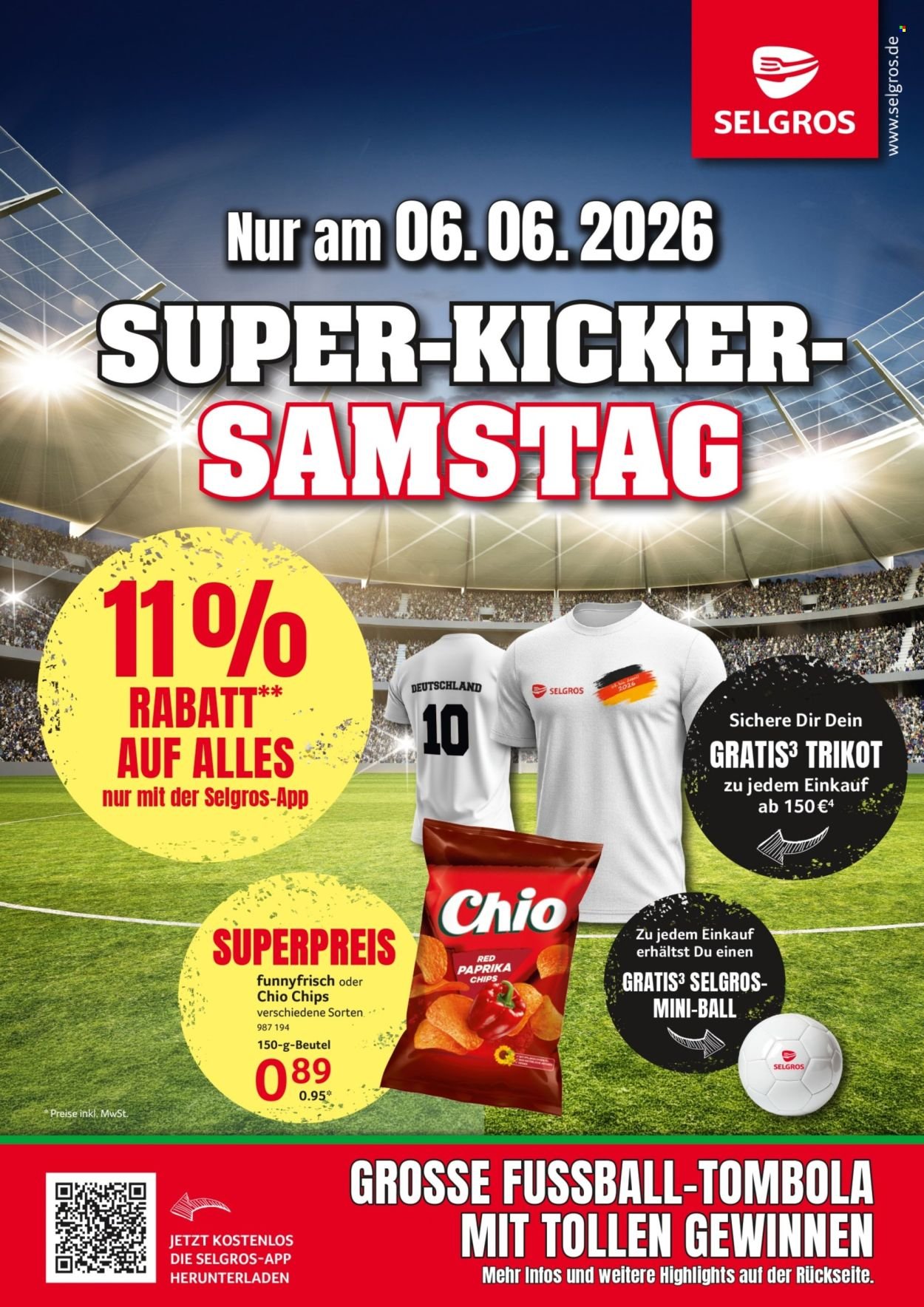 SELGROS Prospekt - Super-Kicker-Samstag