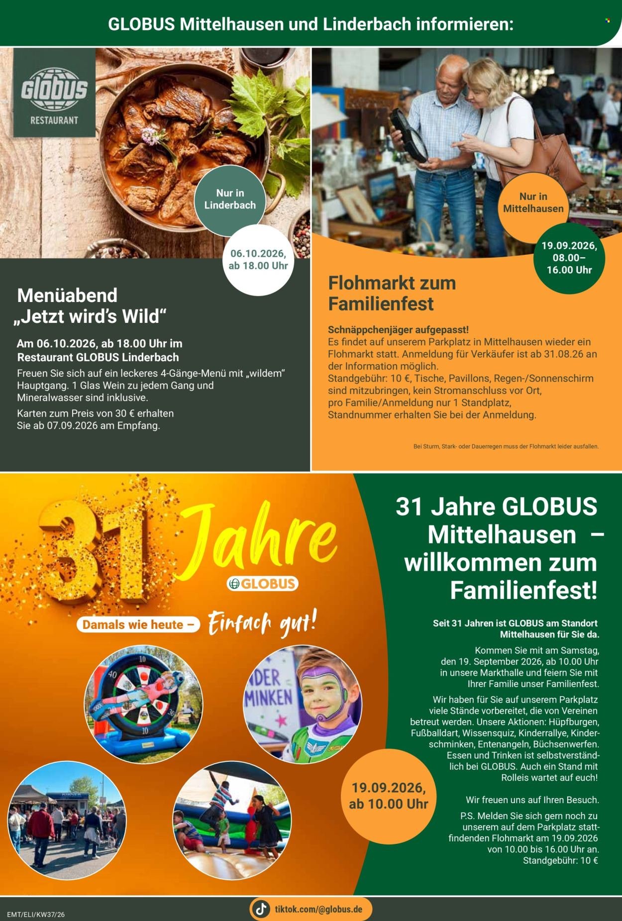 GLOBUS Prospekt - Ab Montag 7.09.2026