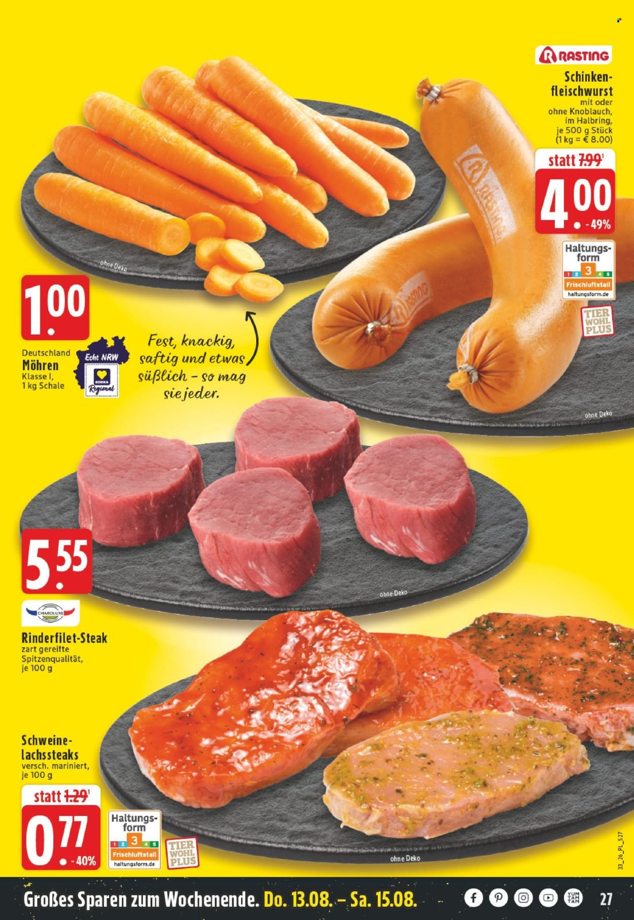EDEKA Prospekt - Ab Montag 10.08.2026