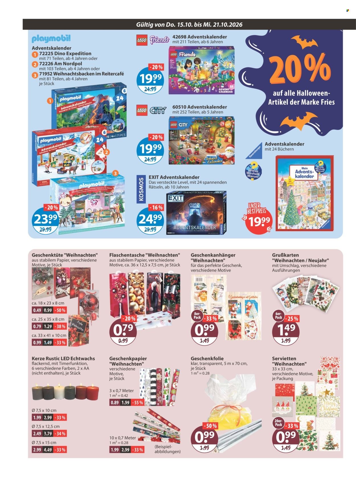 V-MARKT Prospekt - Ab Donnerstag 15.10.2026