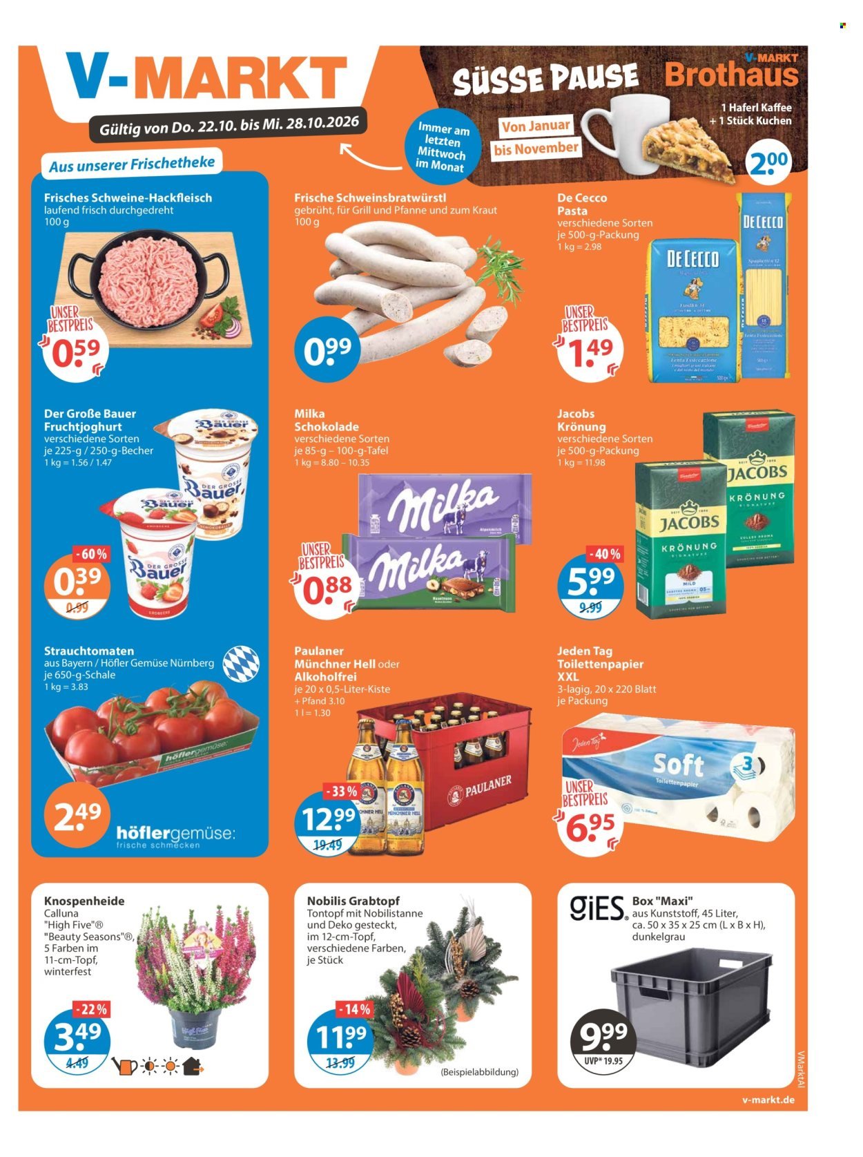 V-MARKT Prospekt - Ab Donnerstag 22.10.2026