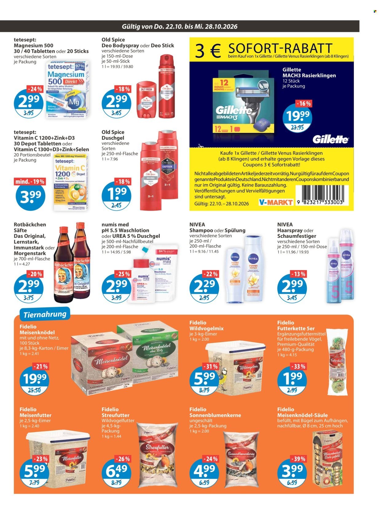 V-MARKT Prospekt - Ab Donnerstag 22.10.2026