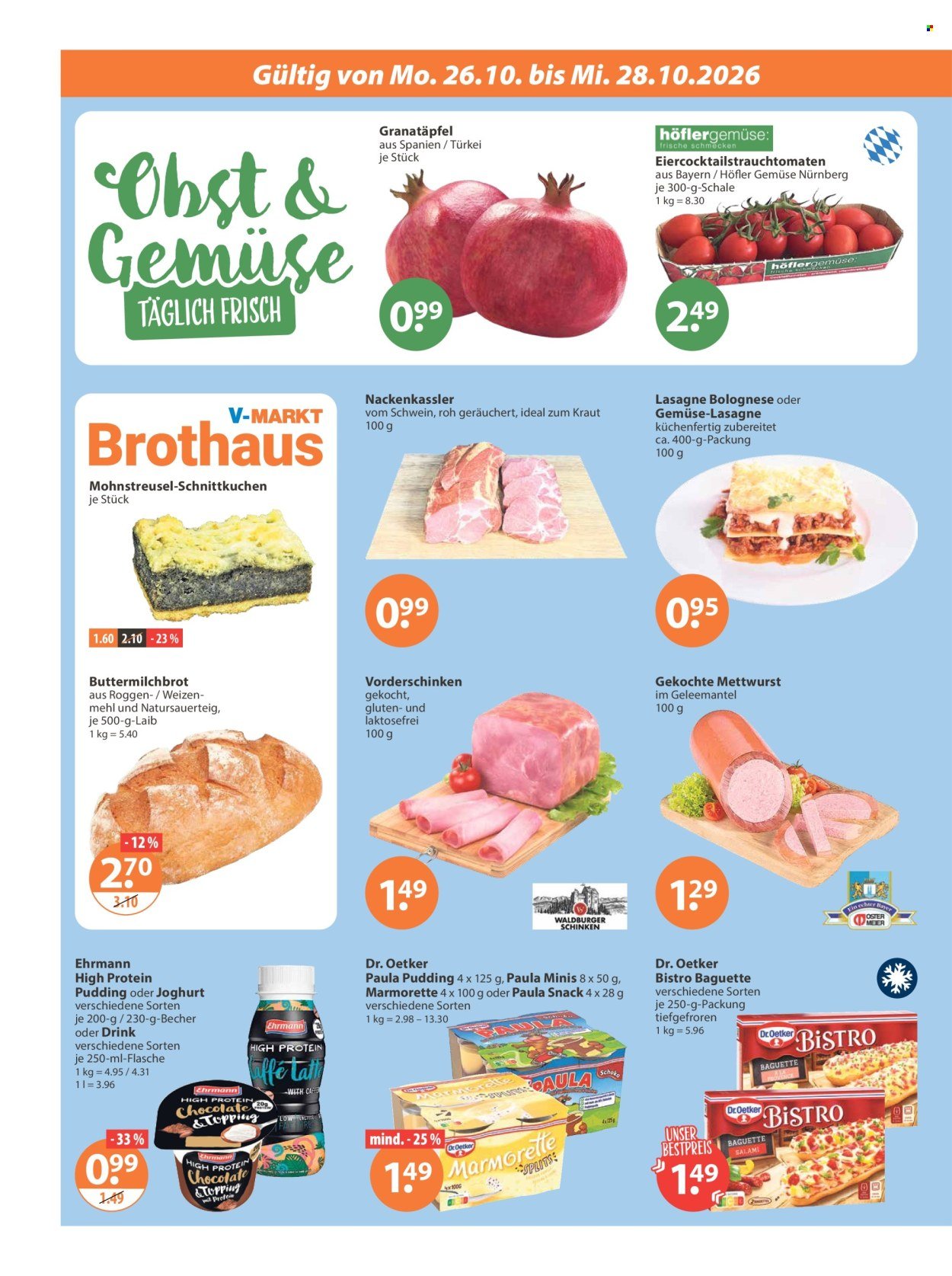 V-MARKT Prospekt - Ab Donnerstag 22.10.2026