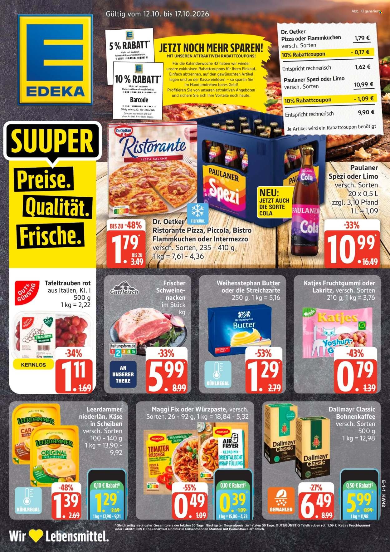 EDEKA Prospekt - Ab Montag 12.10.2026