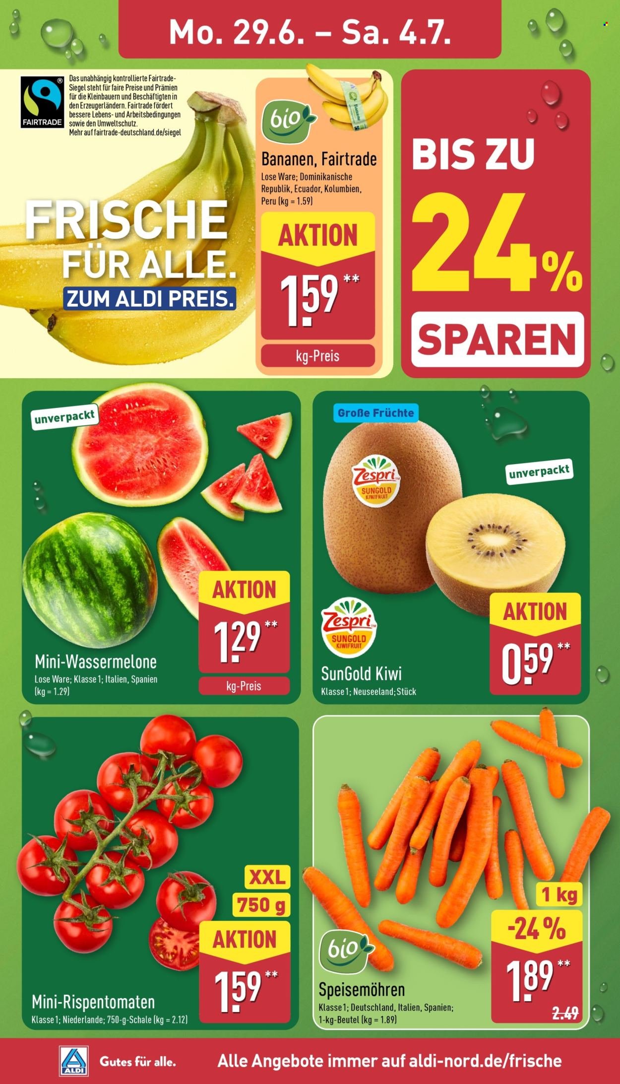 ALDI NORD Prospekt - Ab Montag 29.06.2026
