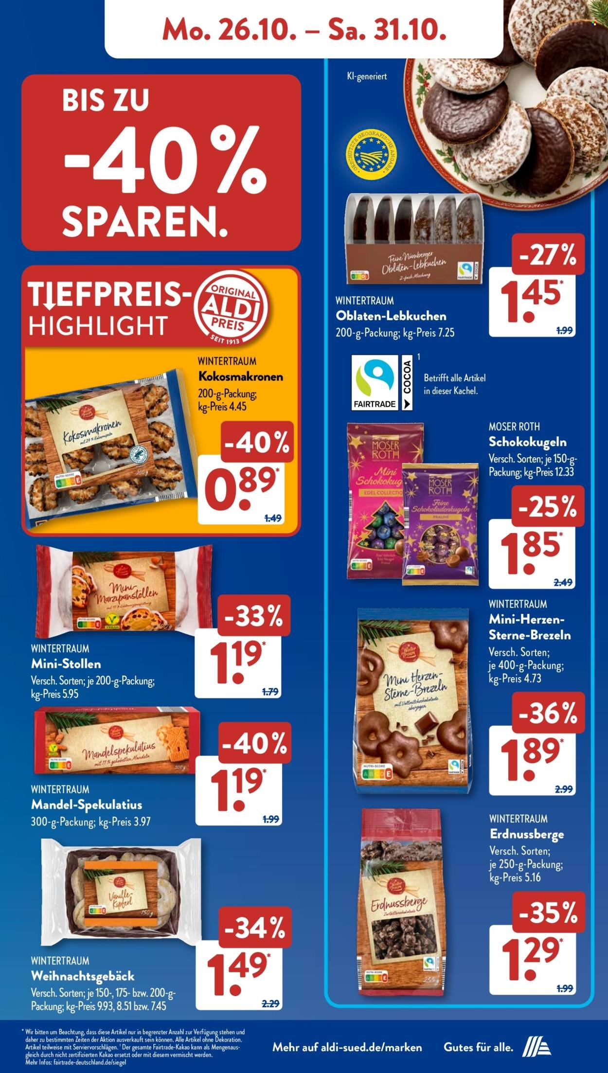 ALDI SÜD Prospekt - Ab Montag 26.10.2026
