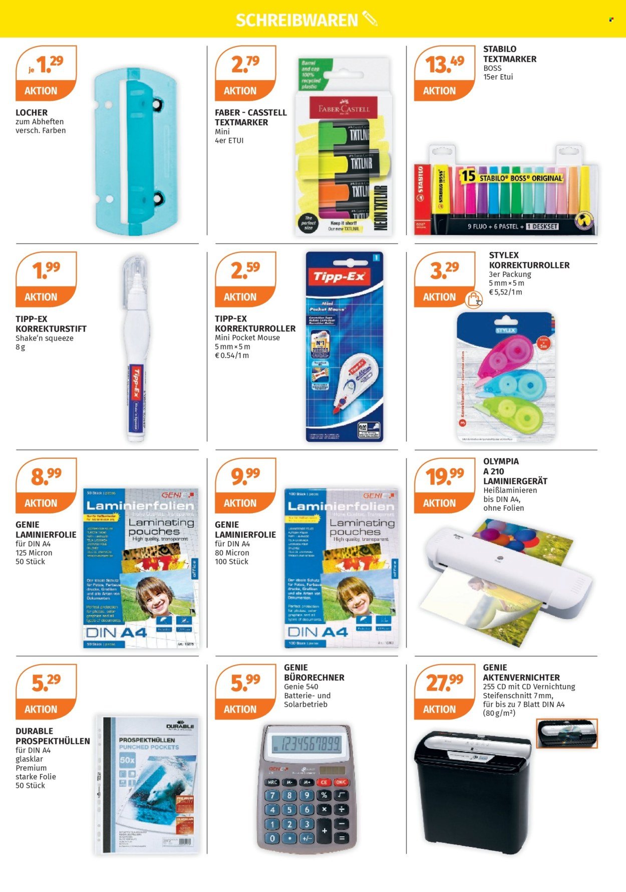 MÜLLER Prospekt - Die Schule ruft