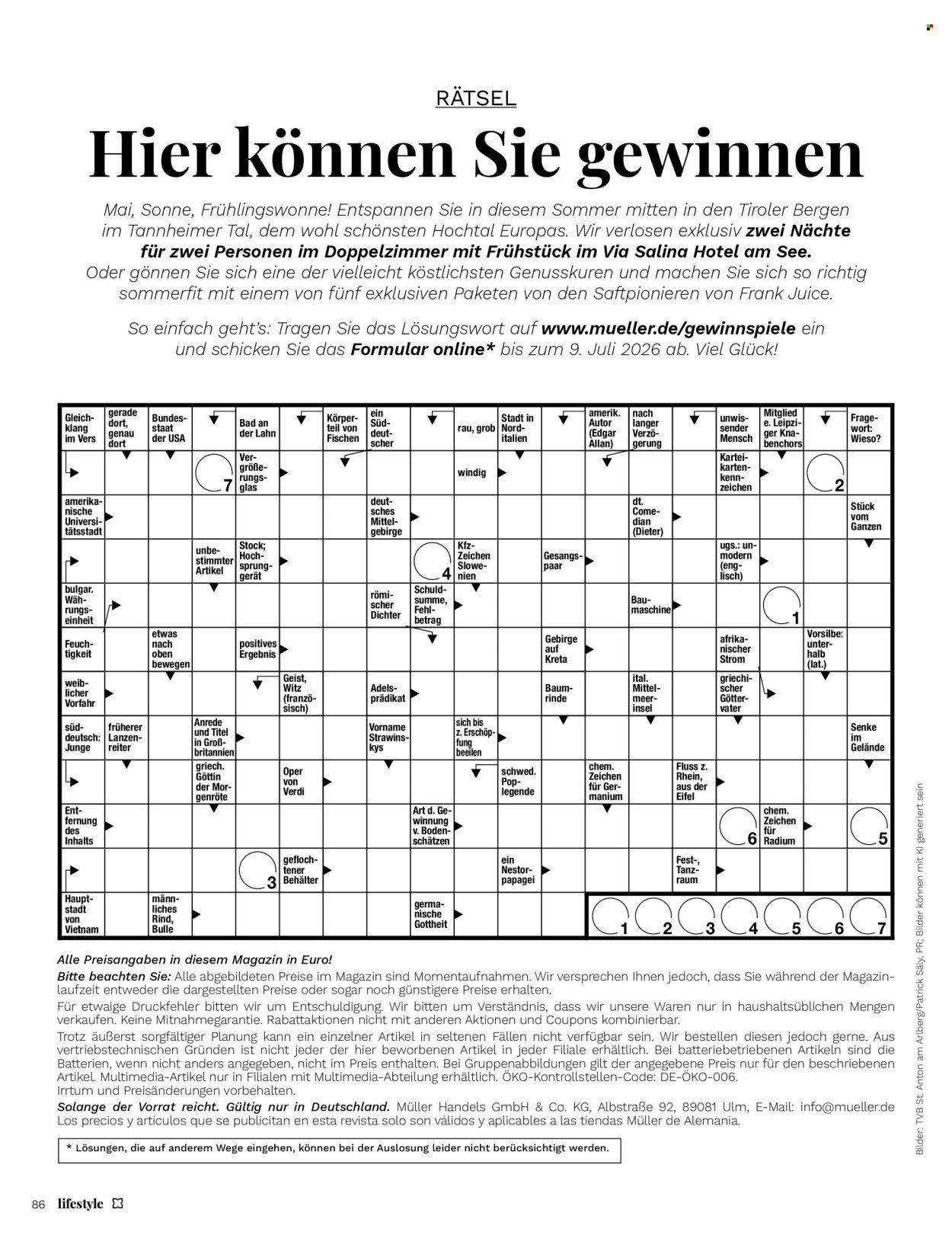 MÜLLER Prospekt - Lifestyle
