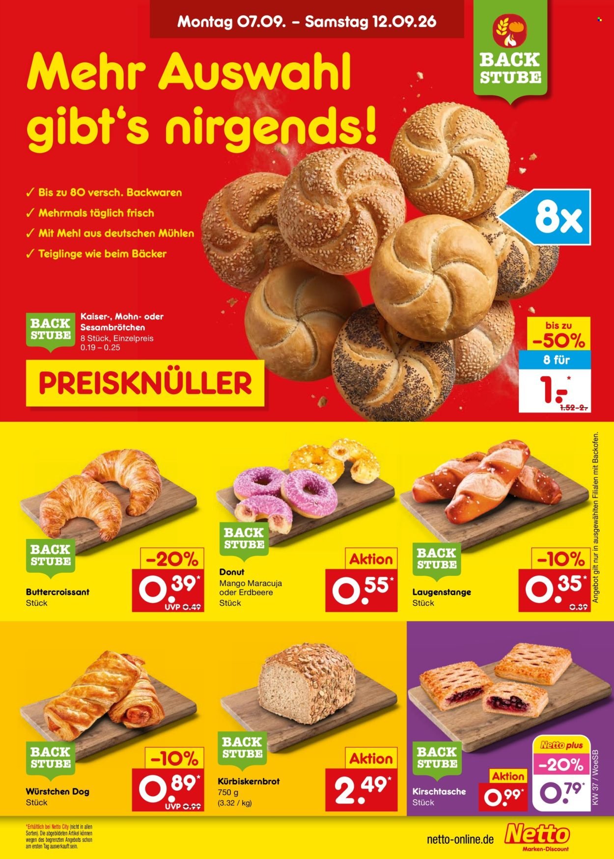NETTO MARKEN-DISCOUNT Prospekt - Ab Montag 7.09.2026