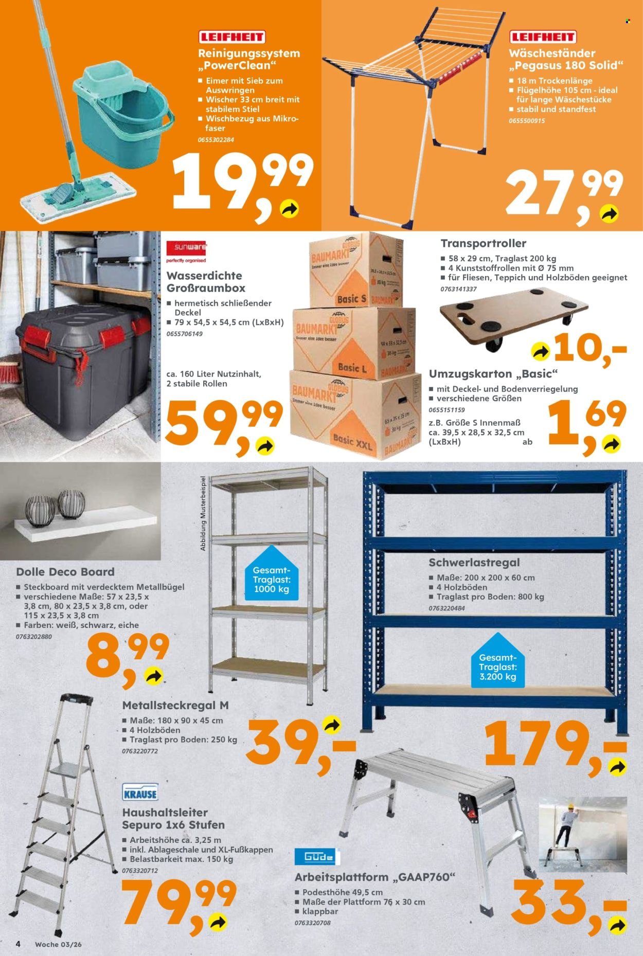 GLOBUS BAUMARKT Prospekt - Ab Montag 12.01.2026