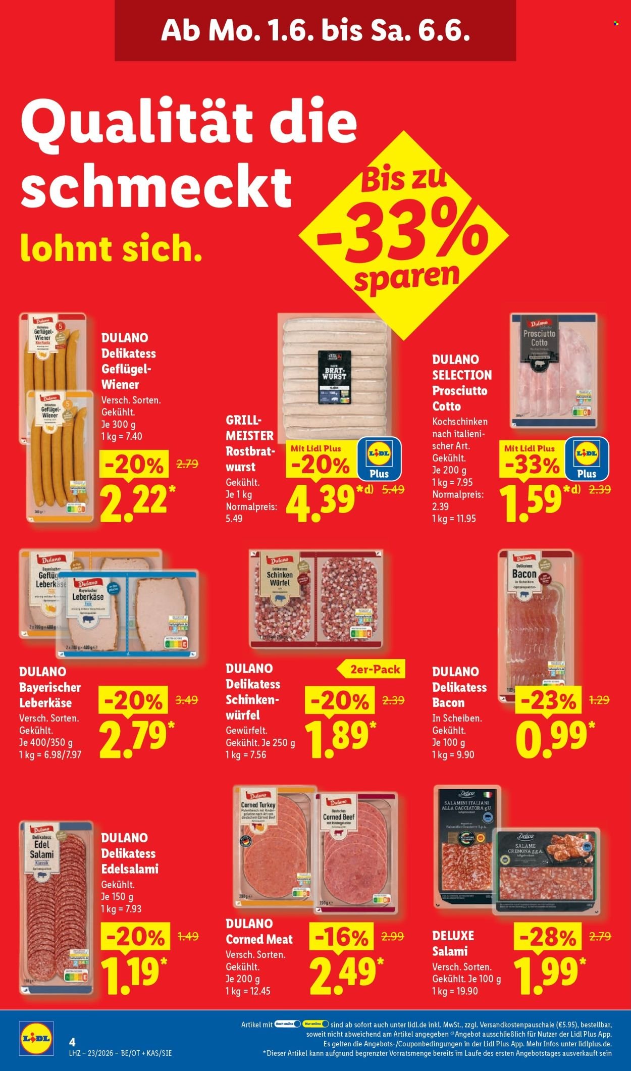 LIDL Prospekt - Ab Montag 1.06.2026