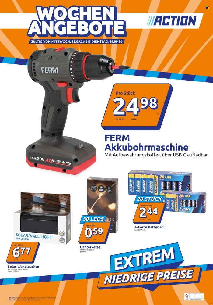 ACTION Prospekt - Ab Mittwoch 23.09.2026