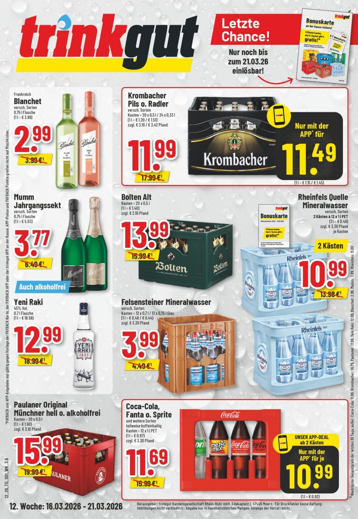 TRINKGUT Prospekt - Ab Montag 16.03.2026