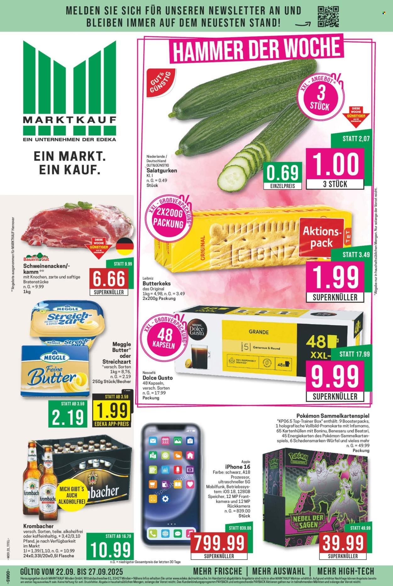 MARKTKAUF Prospekt - Ab Montag 22.09.2025 (2025-09-22 - 2025-09-27) | 1