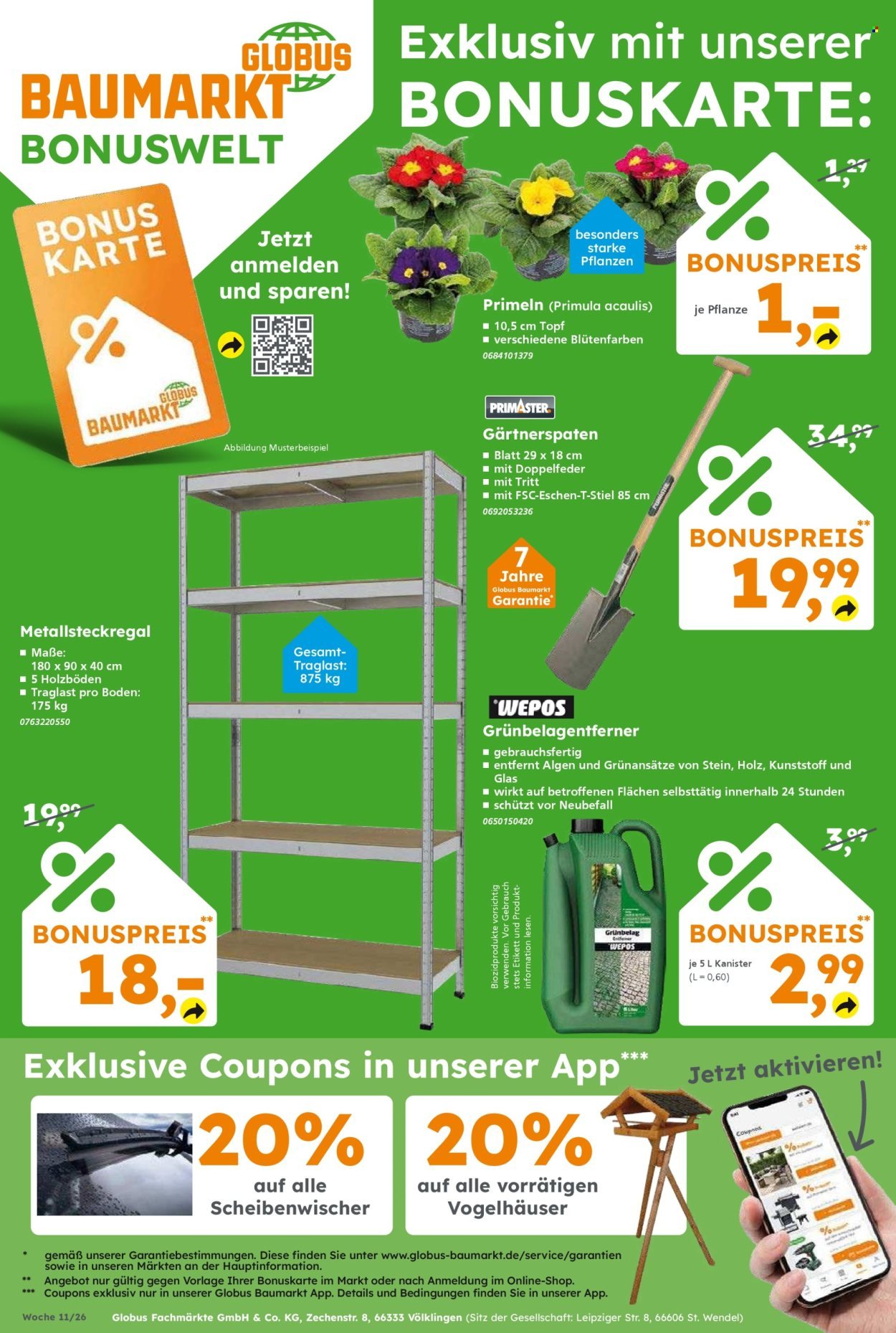 GLOBUS BAUMARKT Prospekt - Ab Montag 9.03.2026