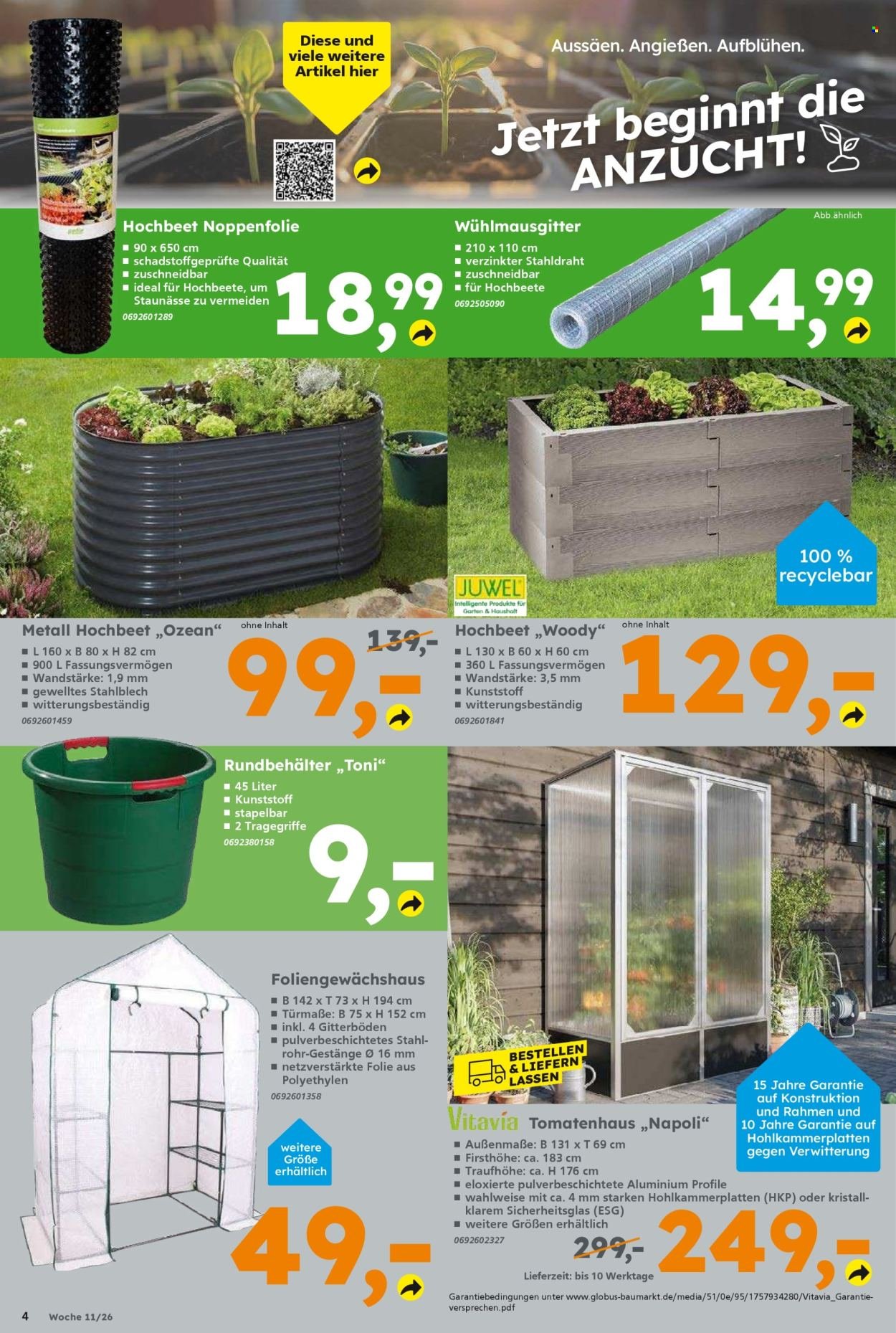 GLOBUS BAUMARKT Prospekt - Ab Montag 9.03.2026