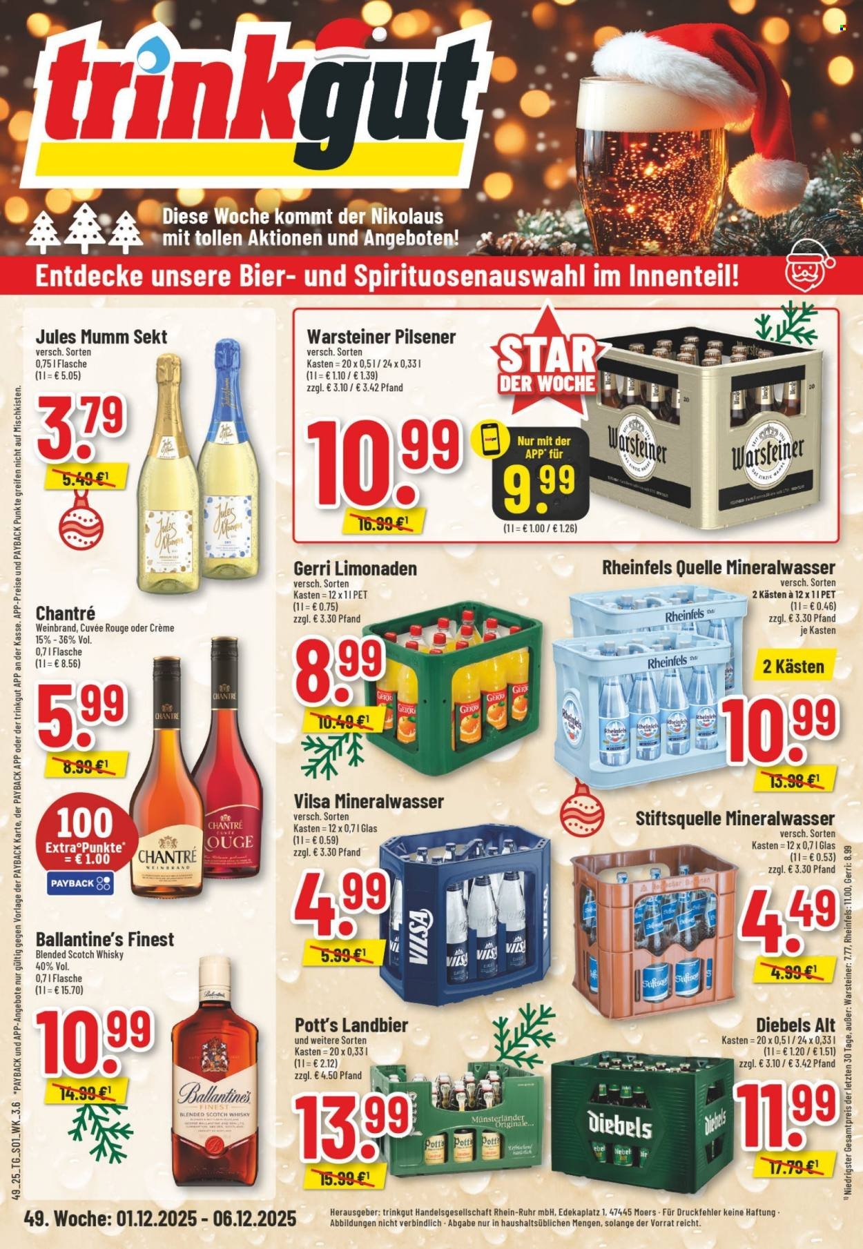 TRINKGUT Prospekt - Ab Montag 1.12.2025 (2025-12-01 - 2025-12-06)