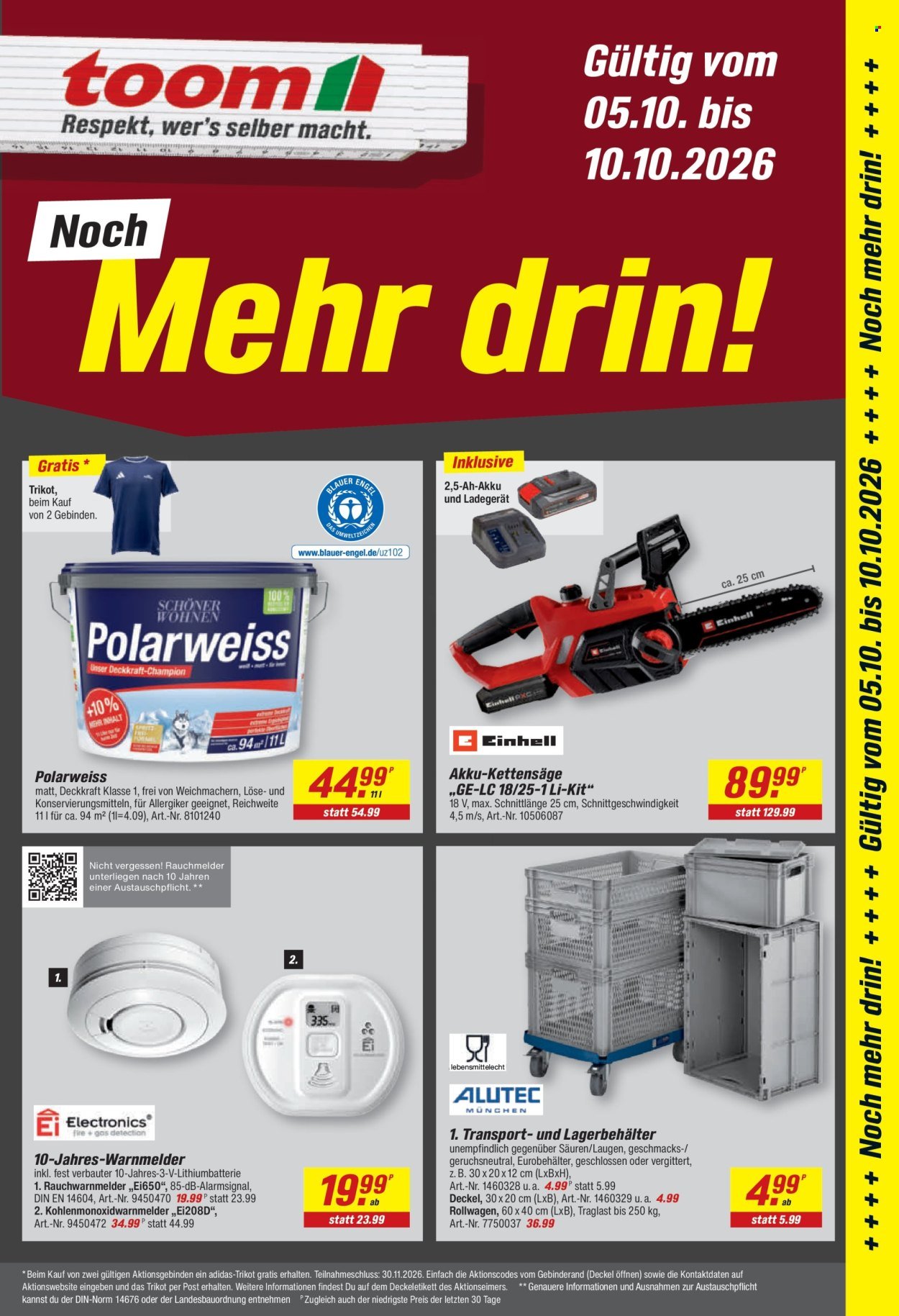 TOOM BAUMARKT Prospekt - Ab Montag 5.10.2026