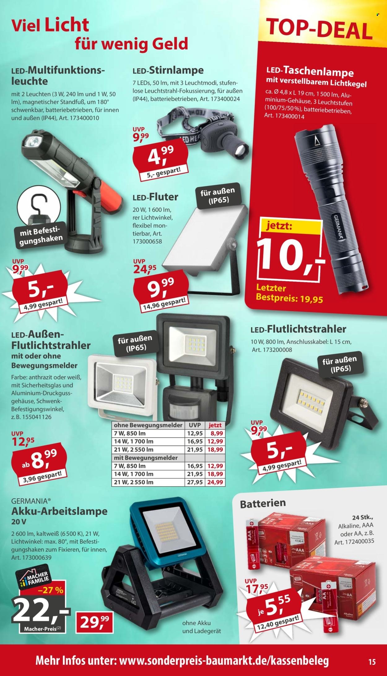 SONDERPREIS-BAUMARKT Prospekt - Ab Samstag 26.09.2026