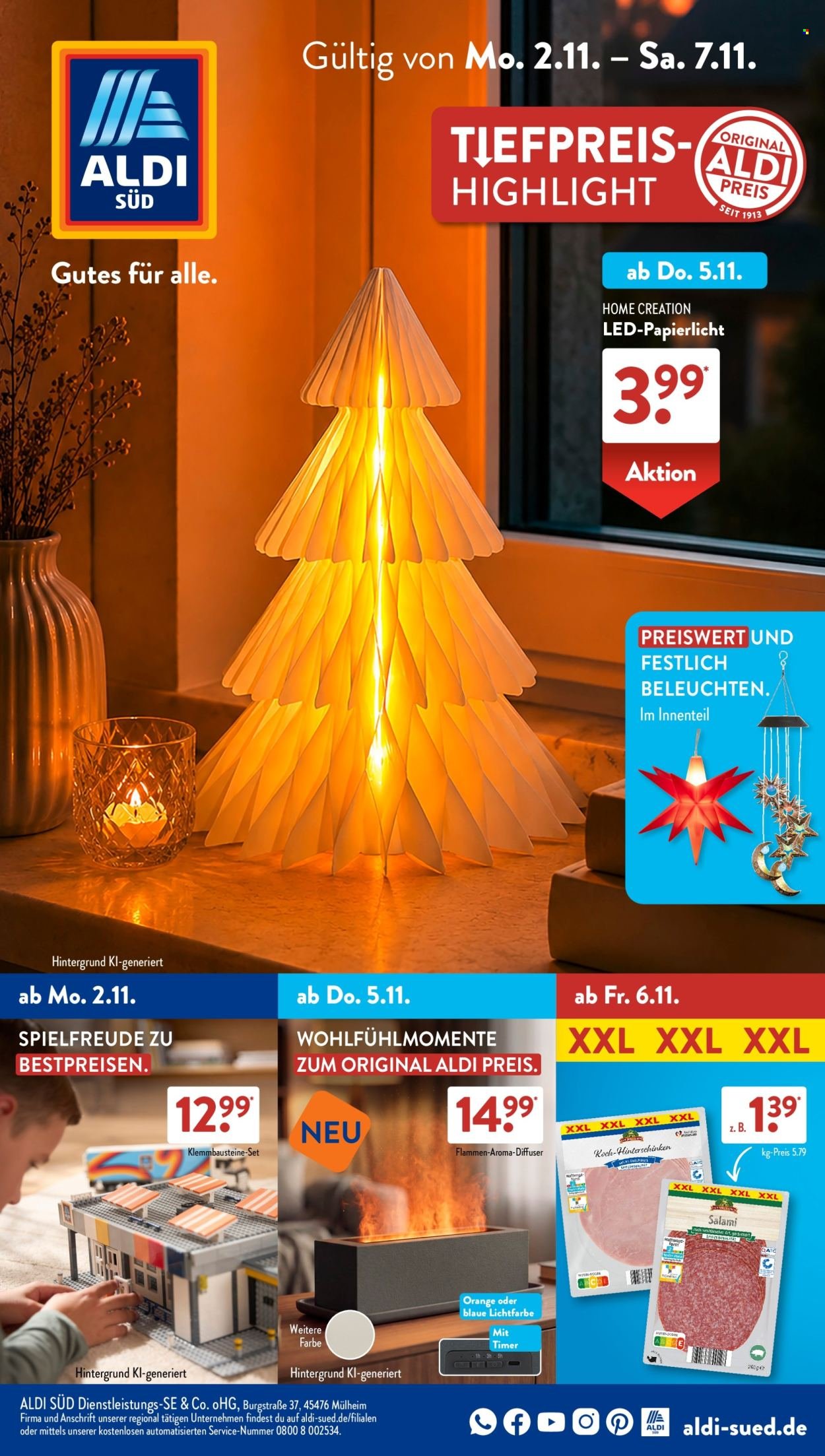 ALDI SÜD Prospekt - Ab Montag 2.11.2026