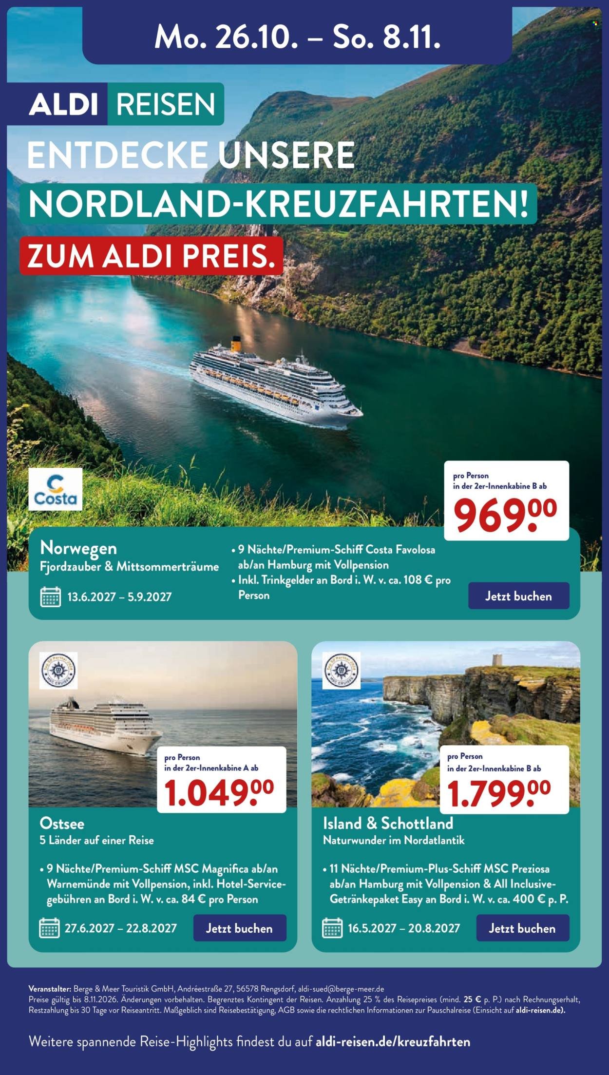 ALDI SÜD Prospekt - Ab Montag 2.11.2026