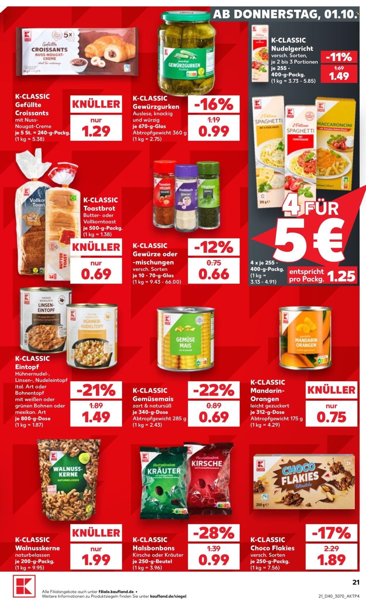 KAUFLAND Prospekt - Ab Donnerstag 1.10.2026