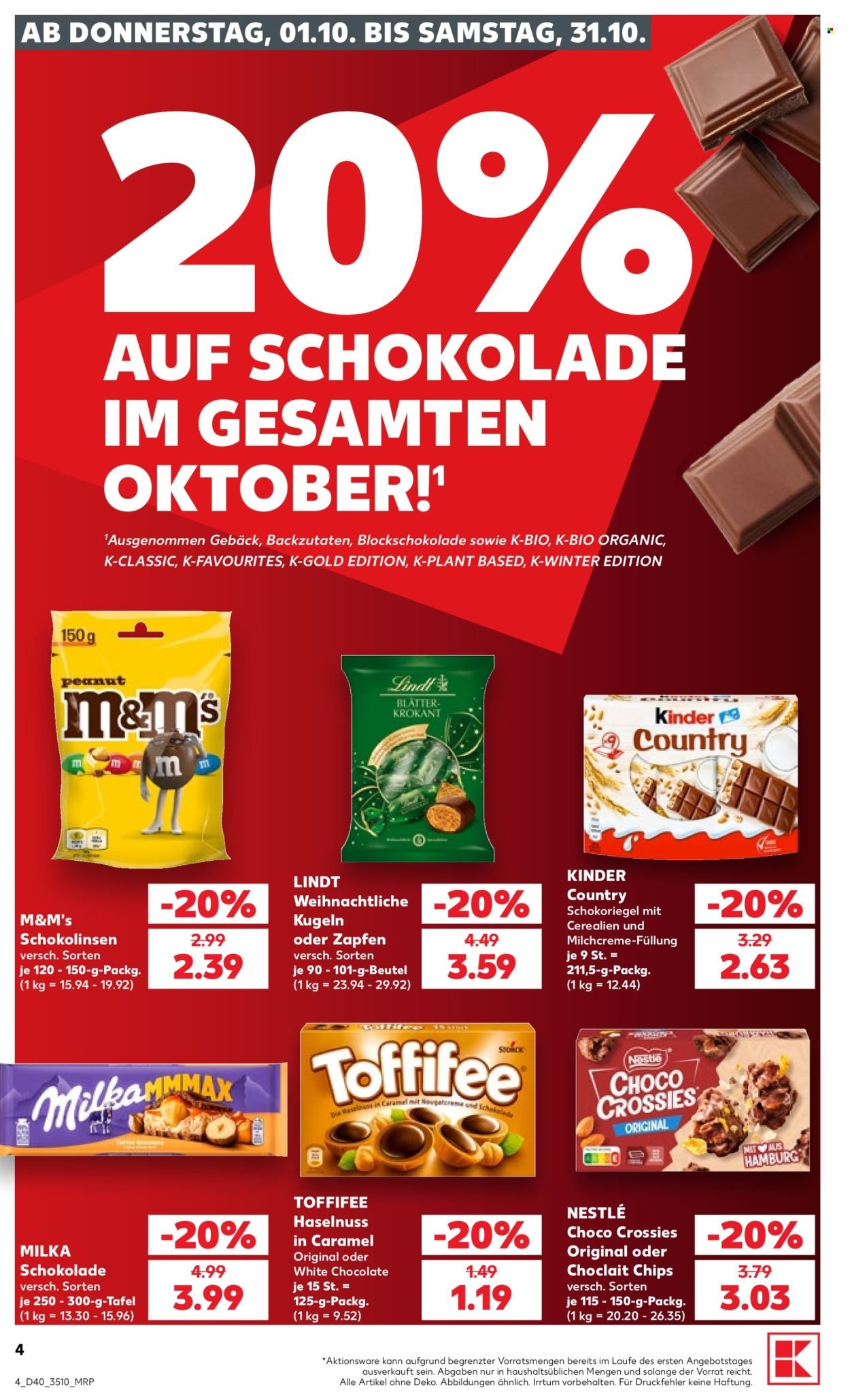 KAUFLAND Prospekt - Ab Donnerstag 1.10.2026