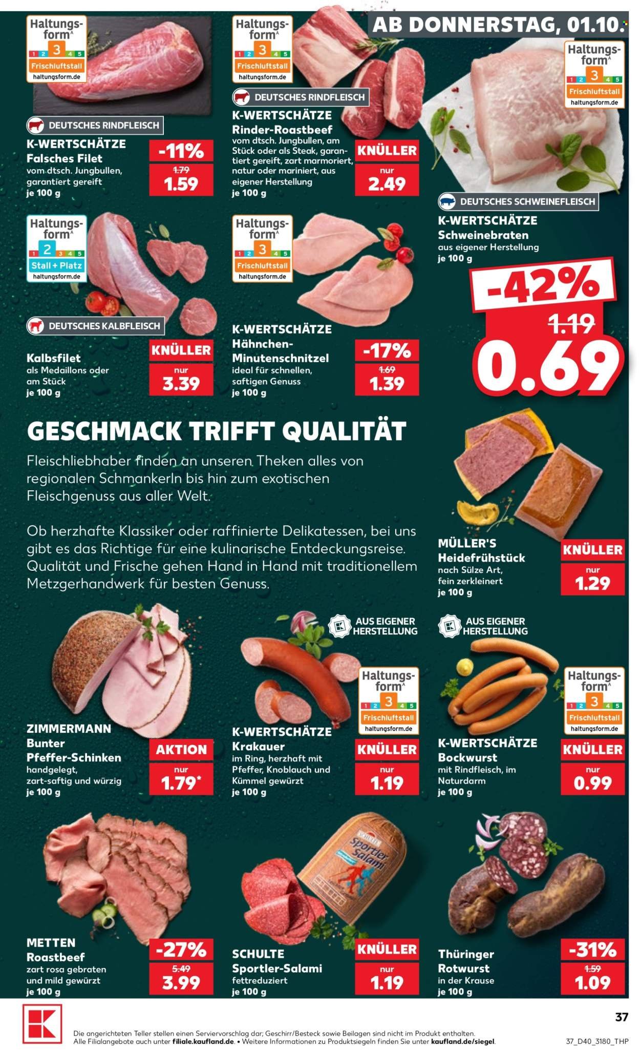 KAUFLAND Prospekt - Ab Donnerstag 1.10.2026