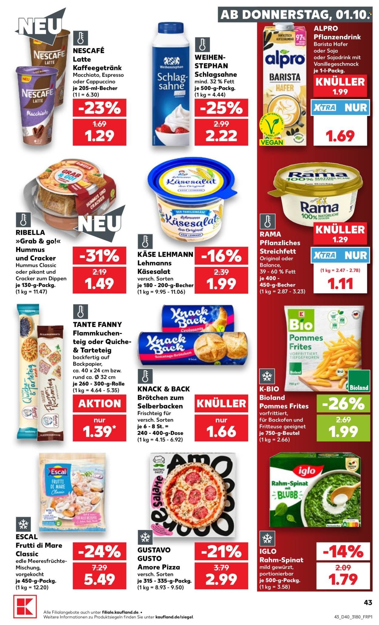 KAUFLAND Prospekt - Ab Donnerstag 1.10.2026