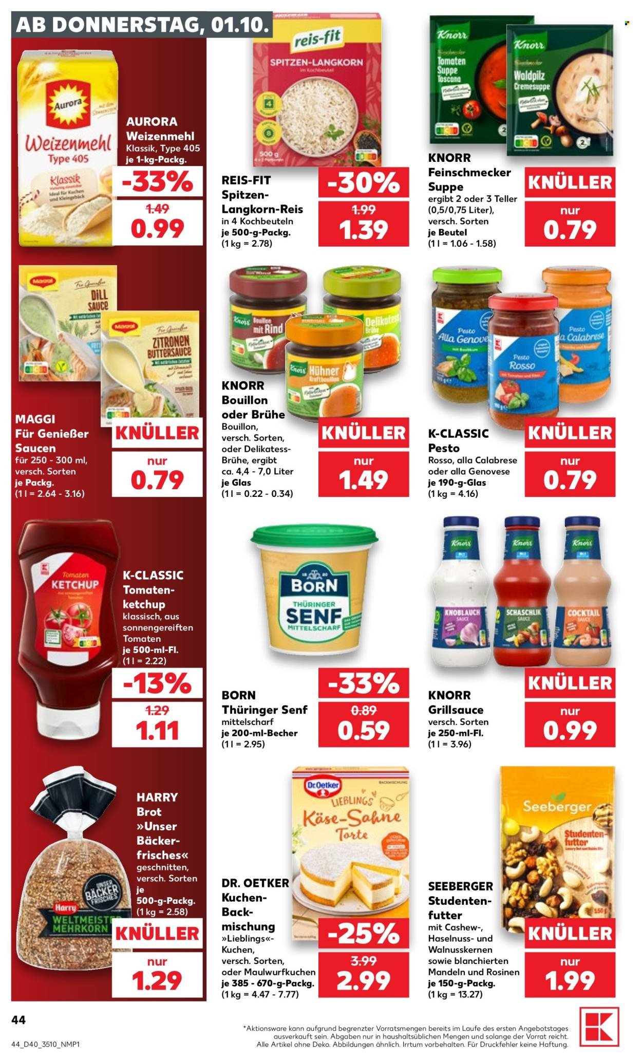 KAUFLAND Prospekt - Ab Donnerstag 1.10.2026