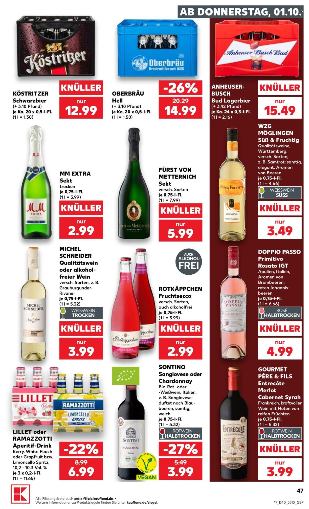 KAUFLAND Prospekt - Ab Donnerstag 1.10.2026