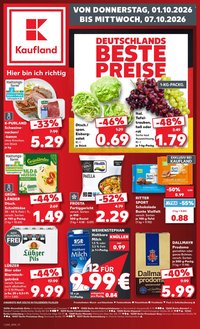 KAUFLAND Prospekt - Ab Donnerstag 1.10.2026