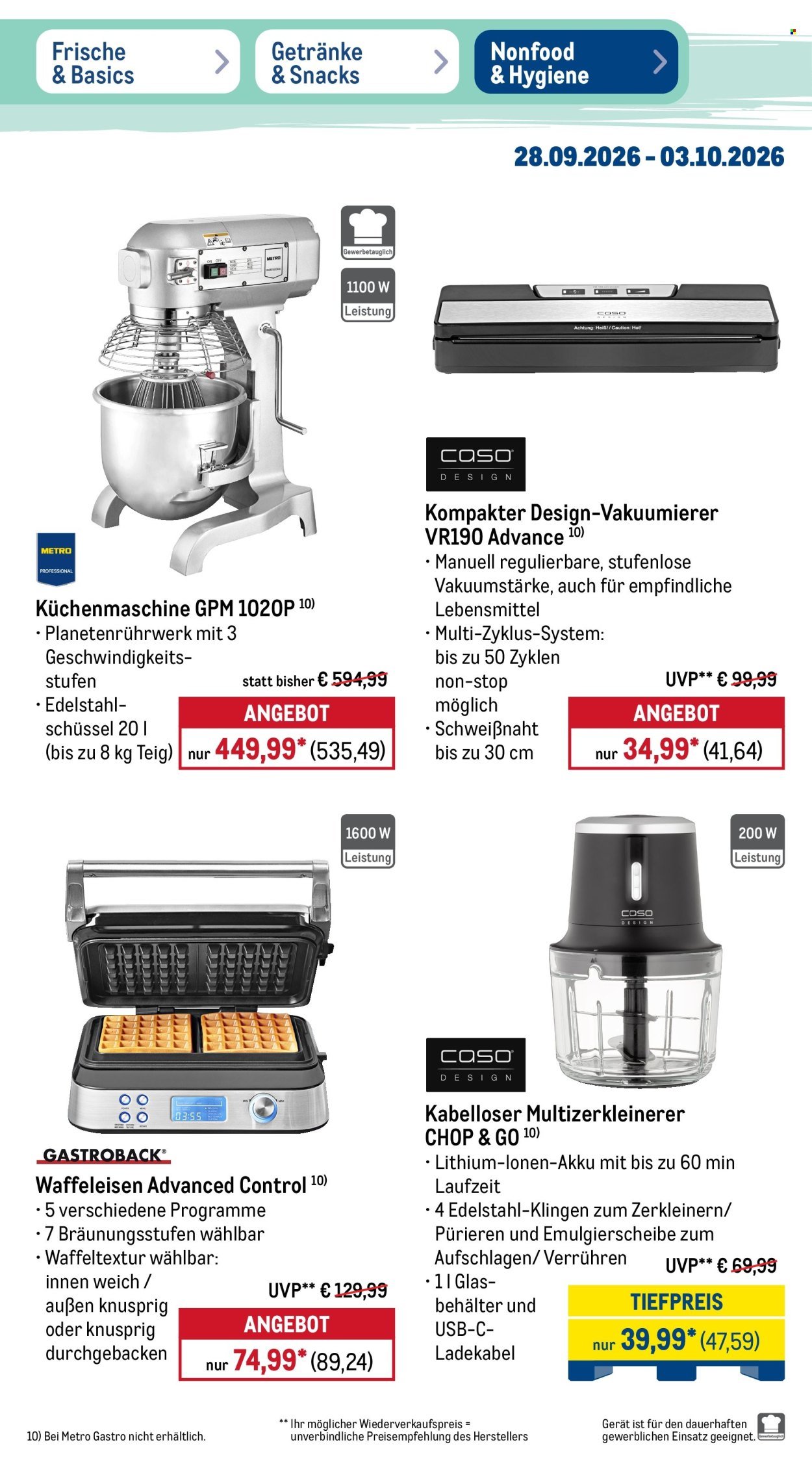 METRO Prospekt - NonFood-Angebote