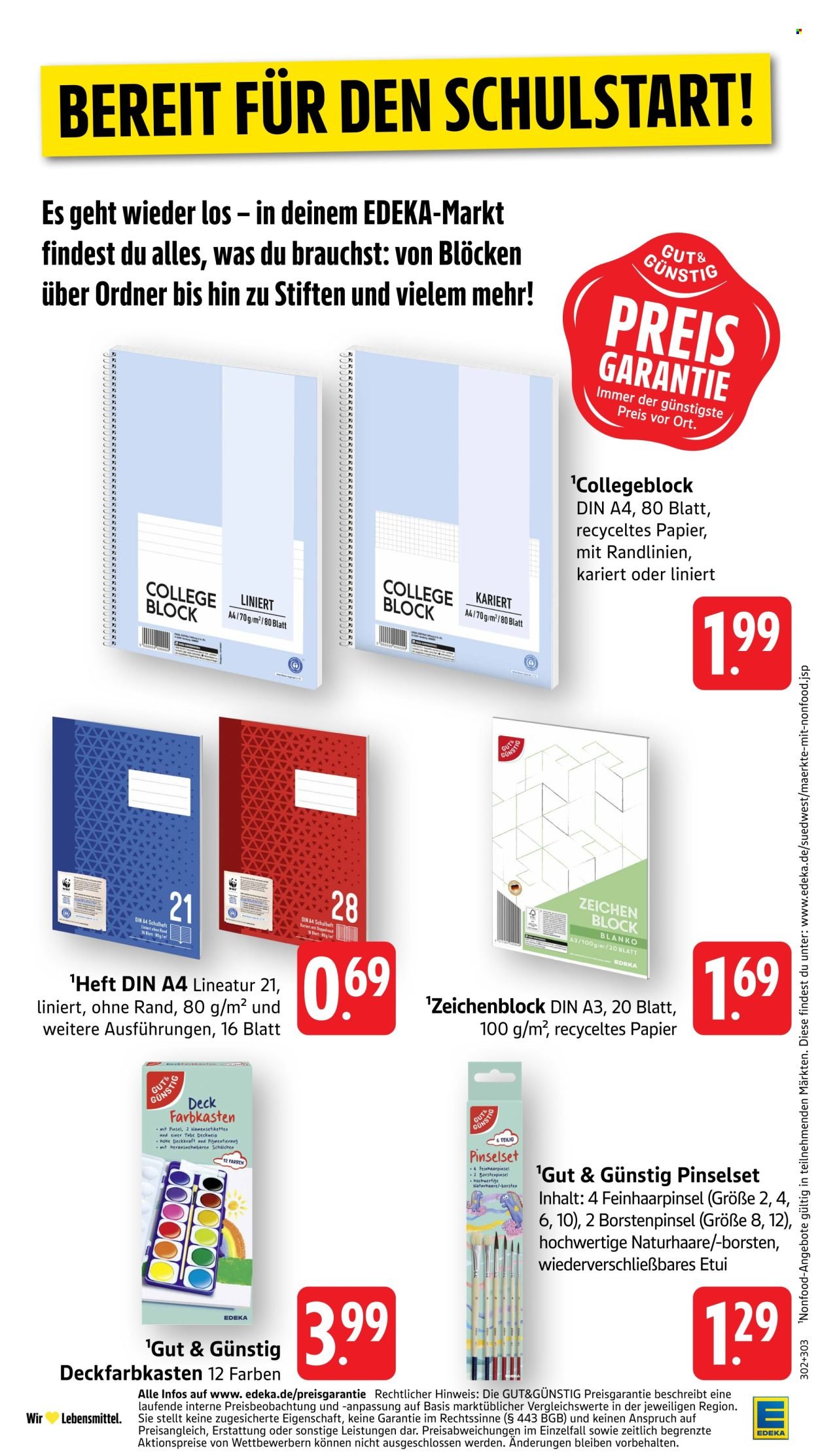 EDEKA Prospekt - Ab Montag 14.09.2026