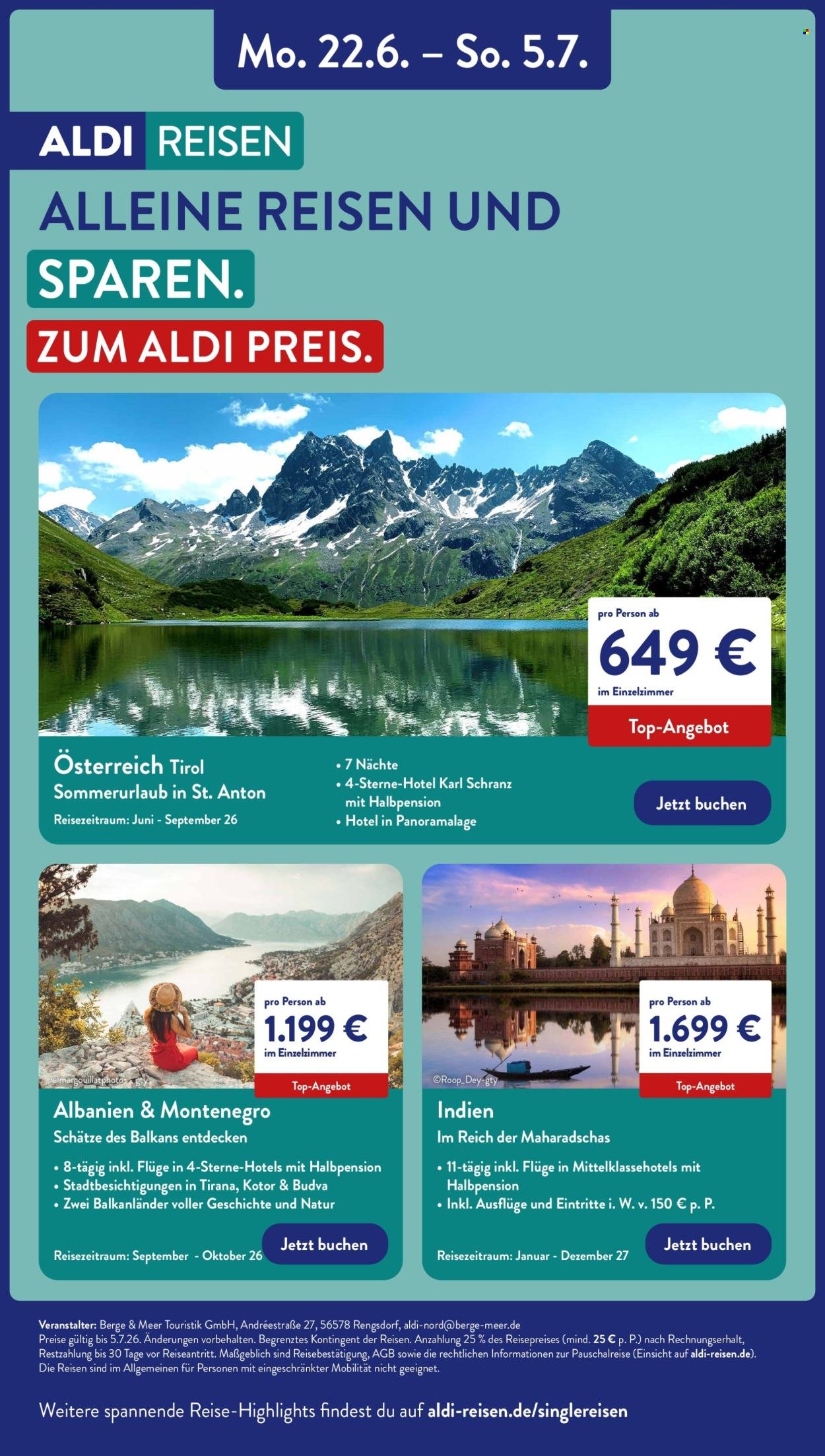 ALDI NORD Prospekt - Ab Montag 22.06.2026