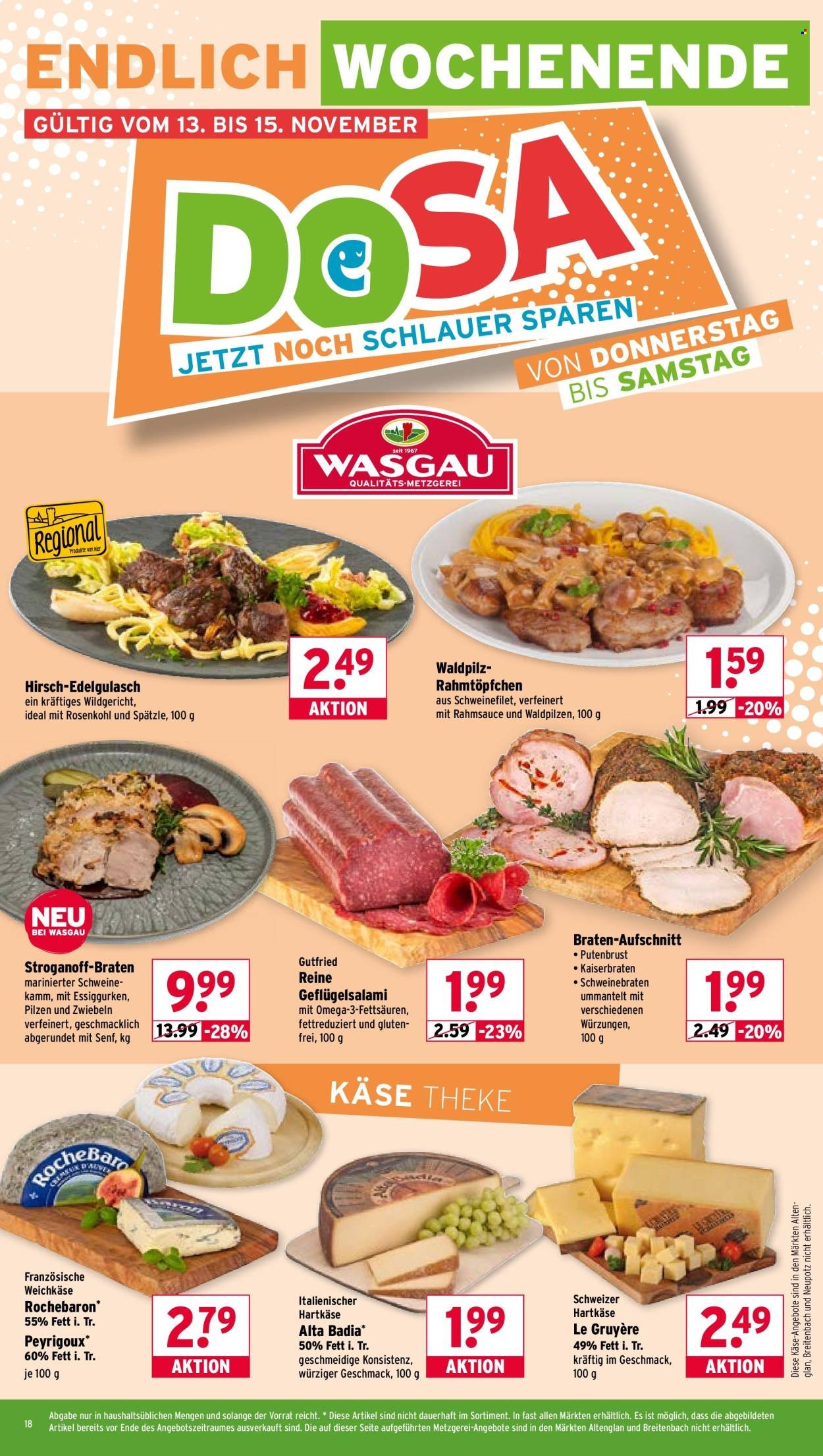 WASGAU Prospekt - Ab Montag 10.11.2025