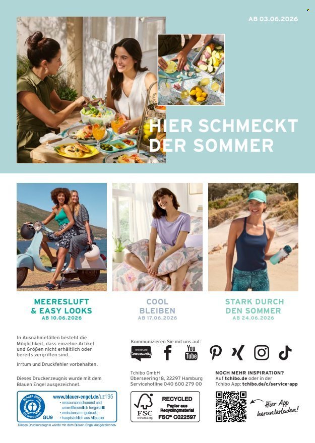 TCHIBO Prospekt - Träume, Mut & Girlpower