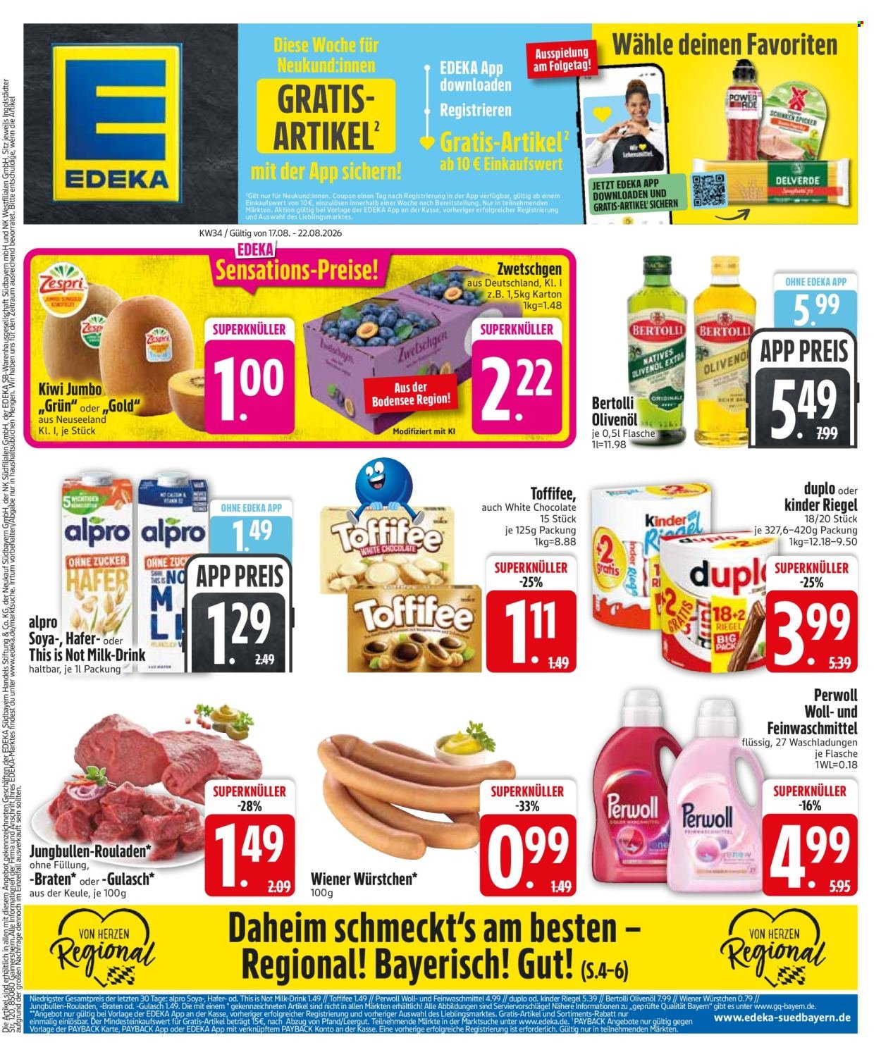 EDEKA Prospekt - Ab Montag 17.08.2026