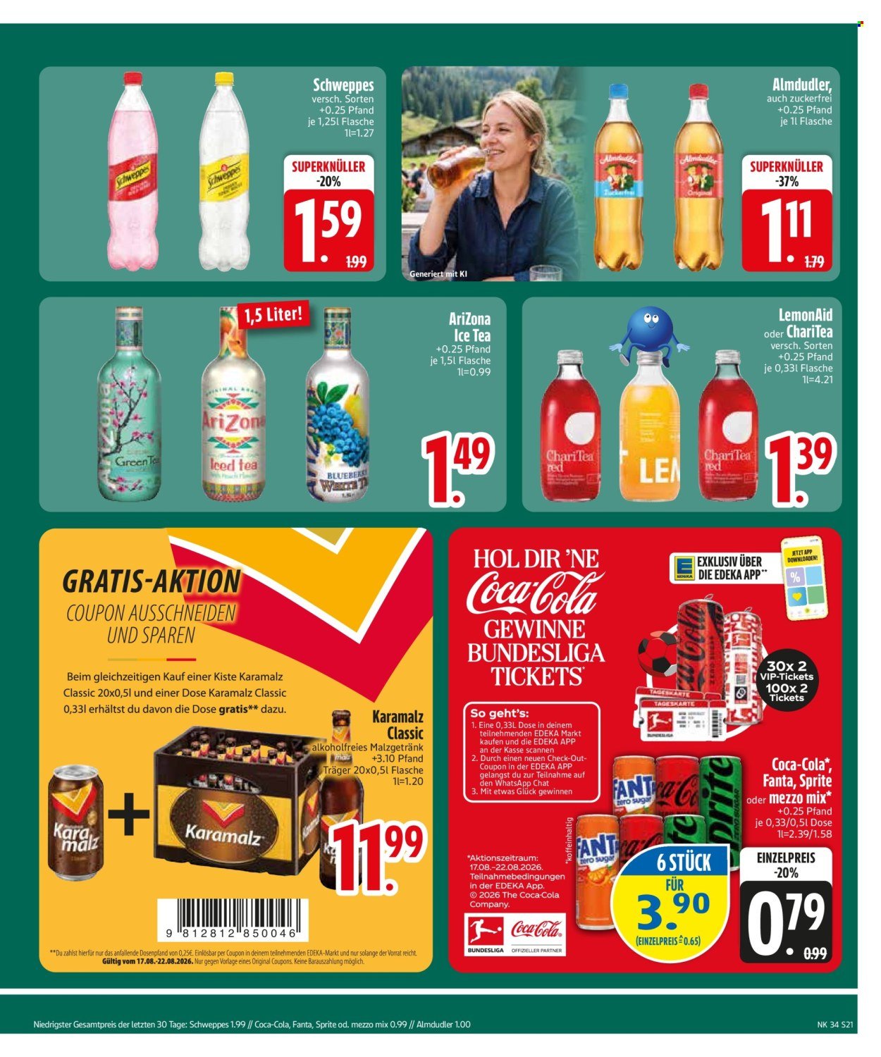EDEKA Prospekt - Ab Montag 17.08.2026