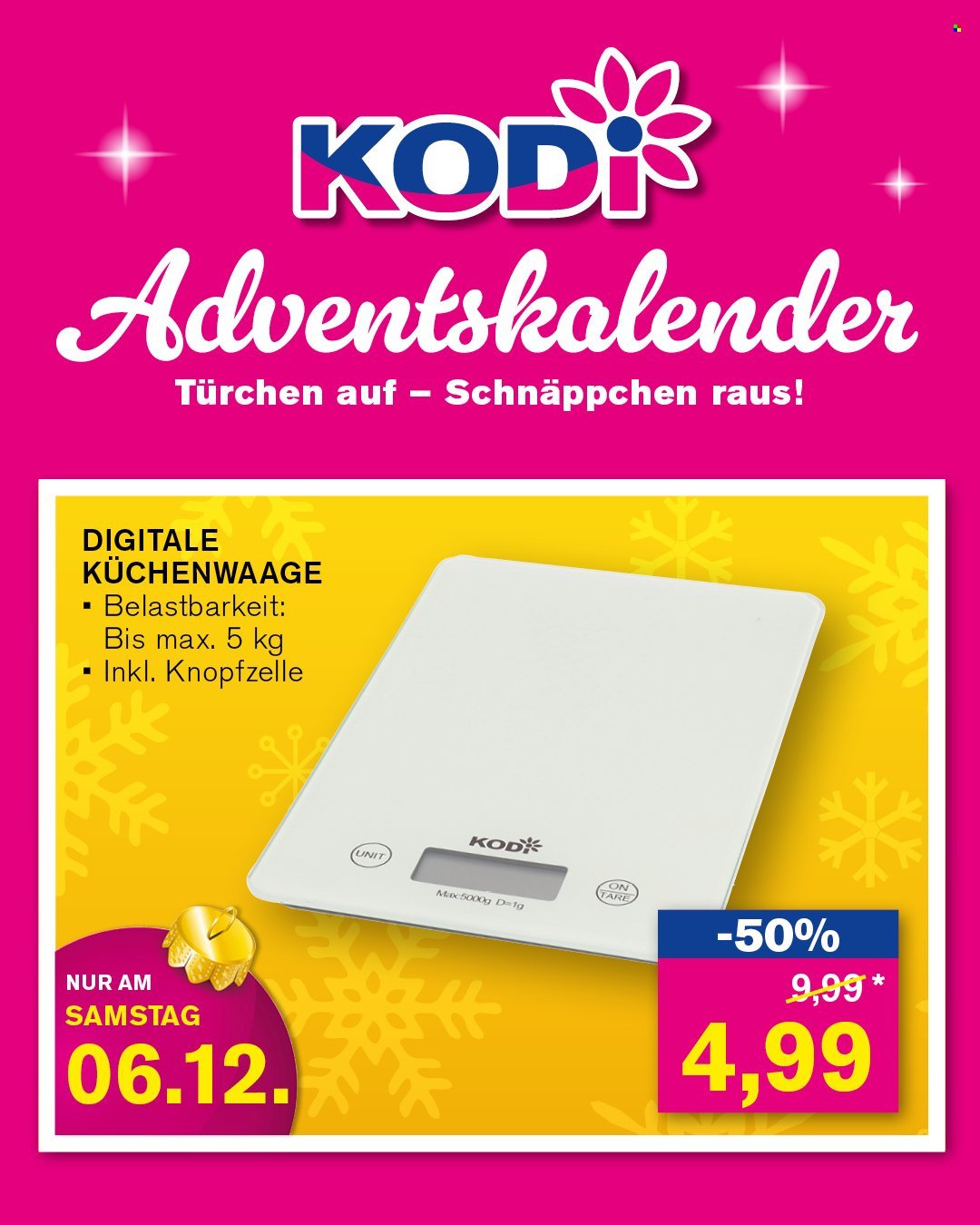 KODI Prospekt - Ab Montag 1.12.2025