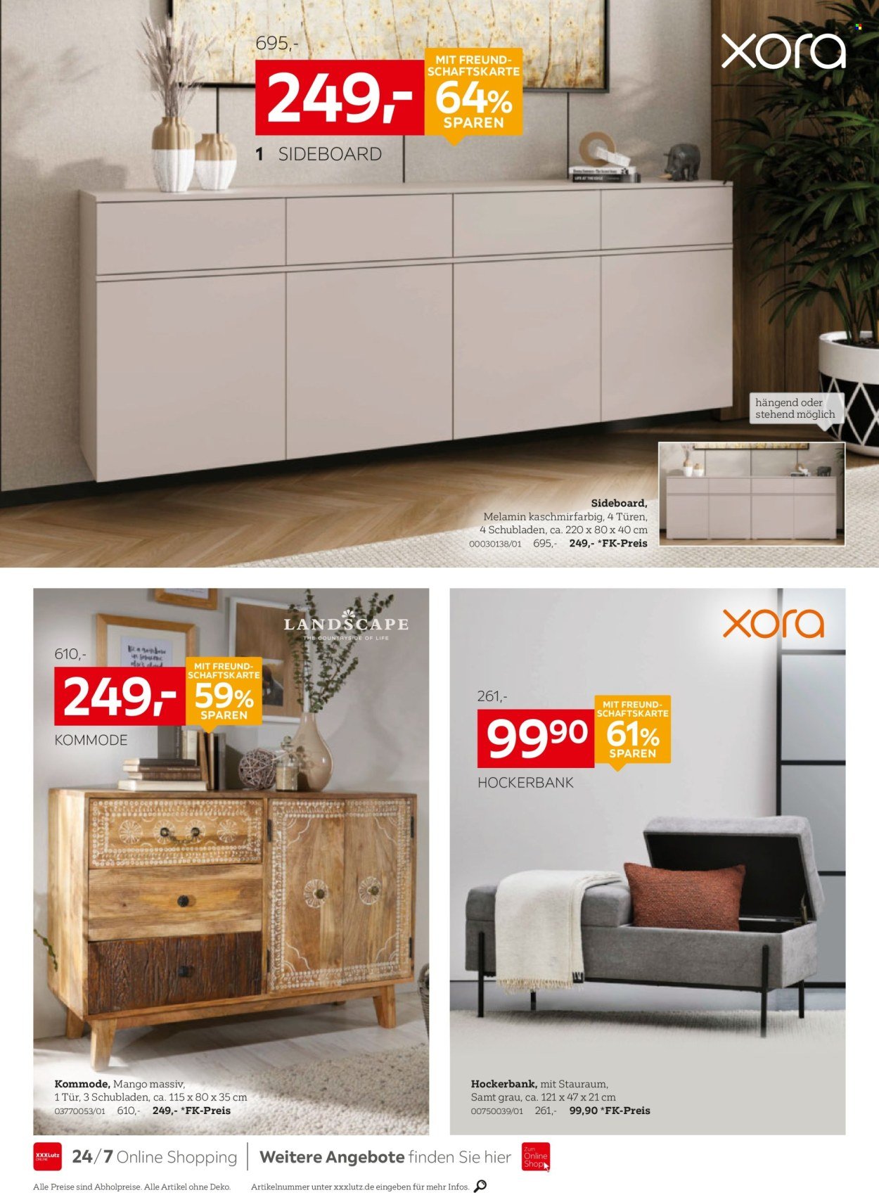 XXXLUTZ Prospekt - Red Shopping Week!