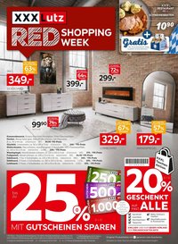 XXXLUTZ Prospekt - Red Shopping Week!