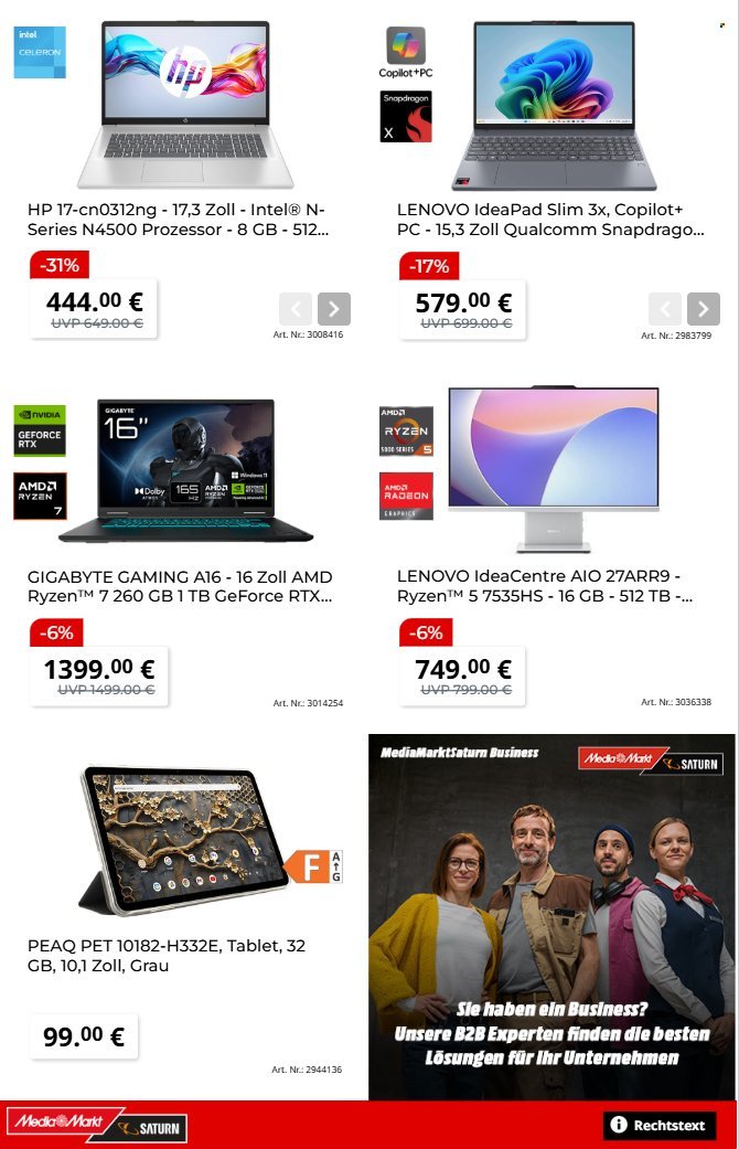 SATURN Prospekt - Ab Dienstag 21.04.2026 (2026-04-21 - 2026-04-30)