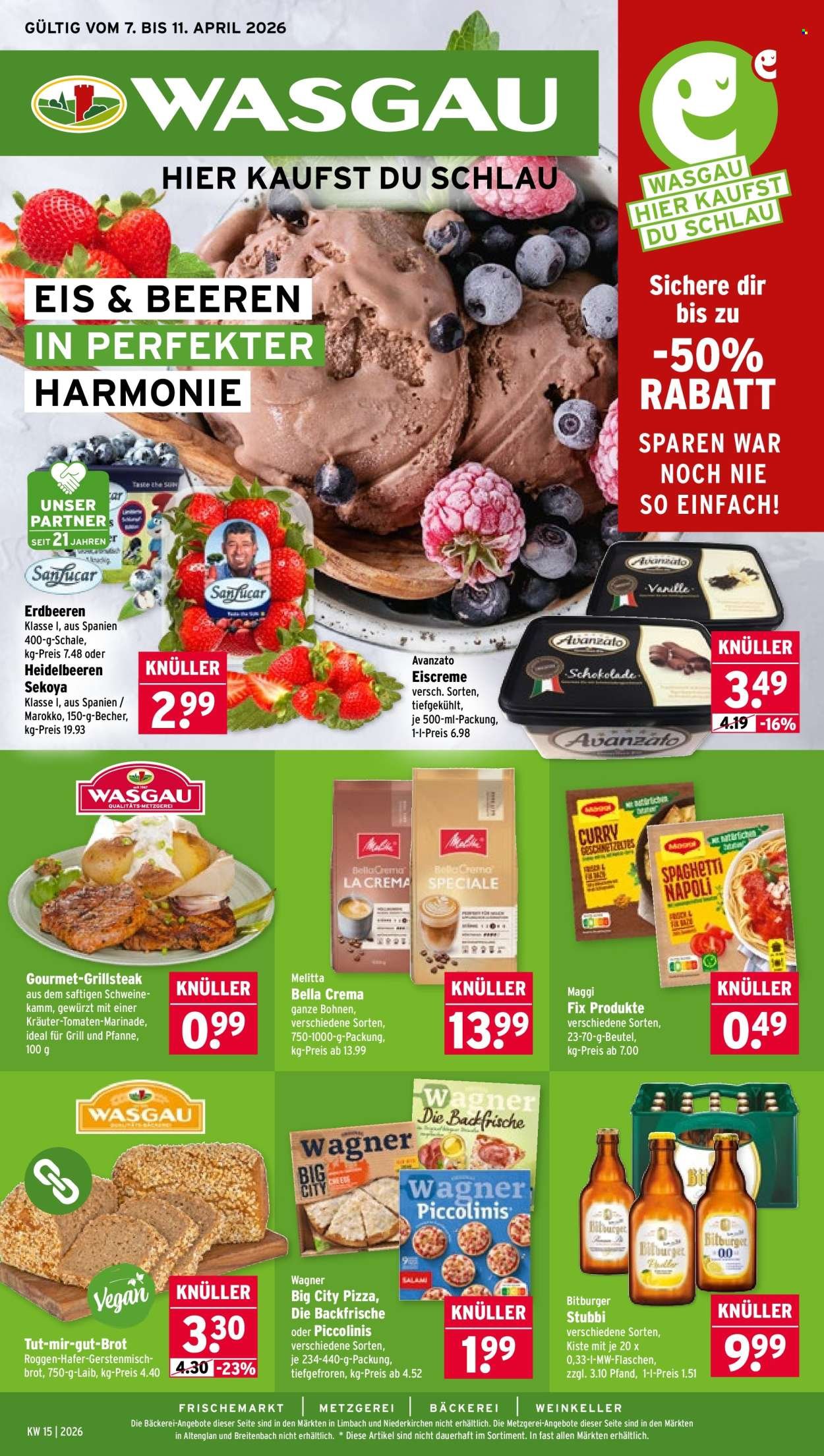 WASGAU Prospekt - Ab Dienstag 7.04.2026