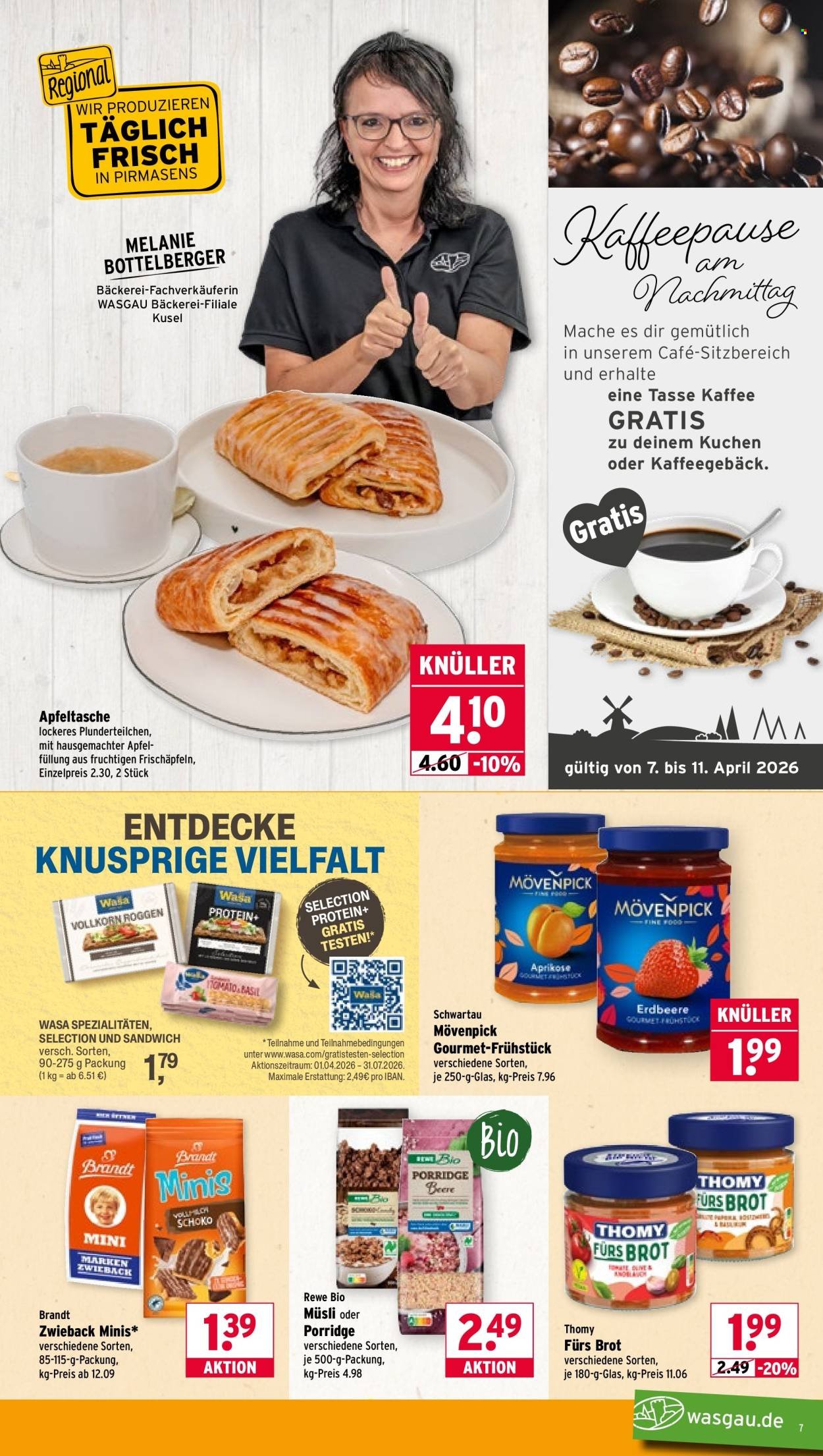 WASGAU Prospekt - Ab Dienstag 7.04.2026