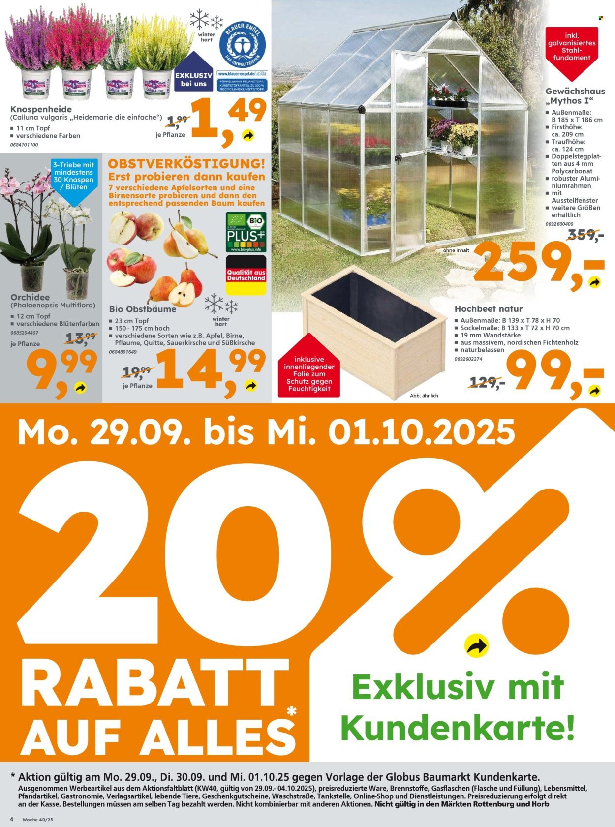 GLOBUS BAUMARKT Prospekt - Ab Montag 29.09.2025 (2025-09-29 - 2025-10-03) | 4