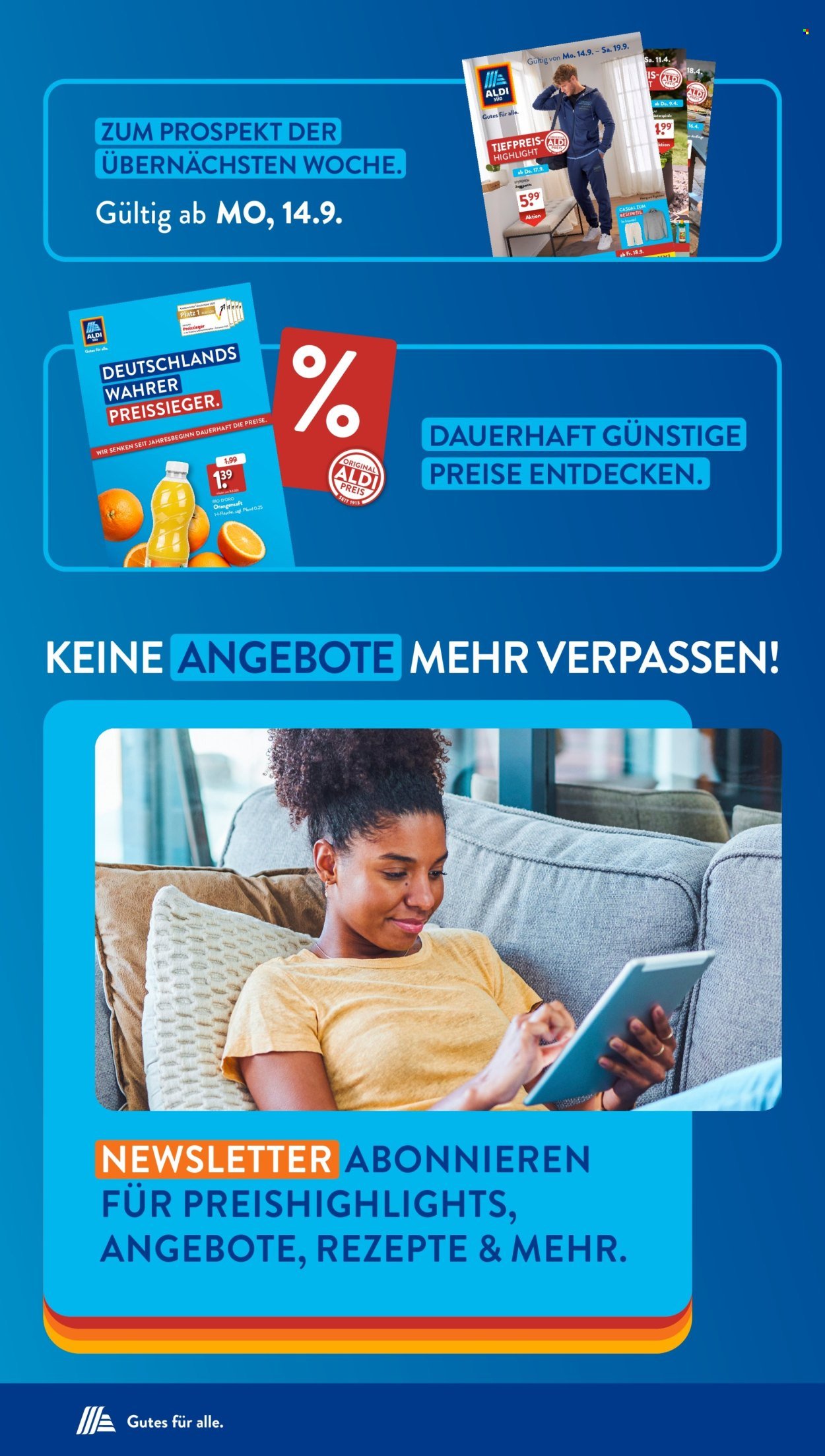 ALDI SÜD Prospekt - Ab Montag 7.09.2026
