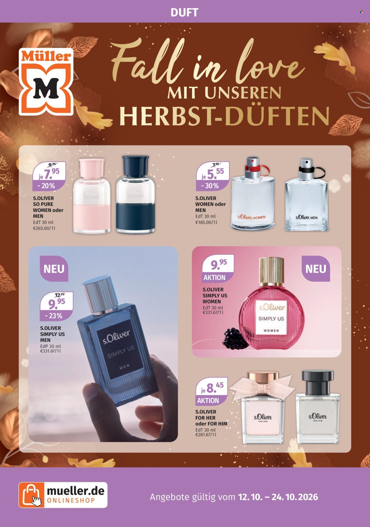 MÜLLER Prospekt - Herbstliche Duft-Highlights